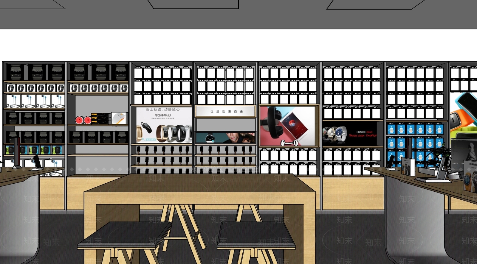 现代数码店SU模型下载【ID:392465251】