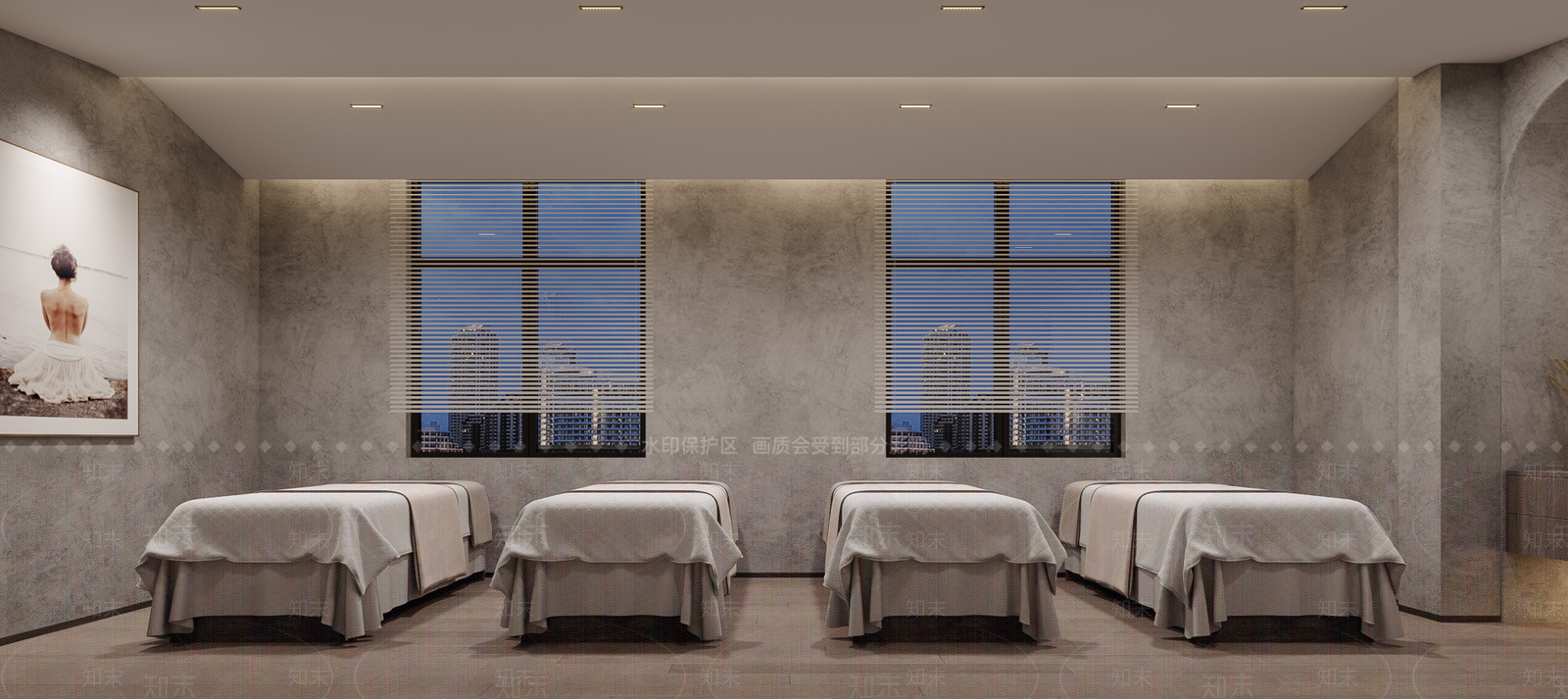 侘寂足浴会所包间3D模型下载【ID:792509147】