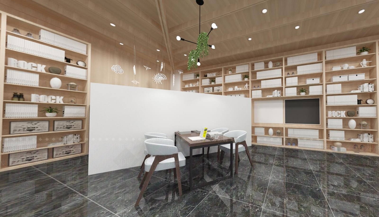 现代图书馆3D模型下载【ID:892520260】