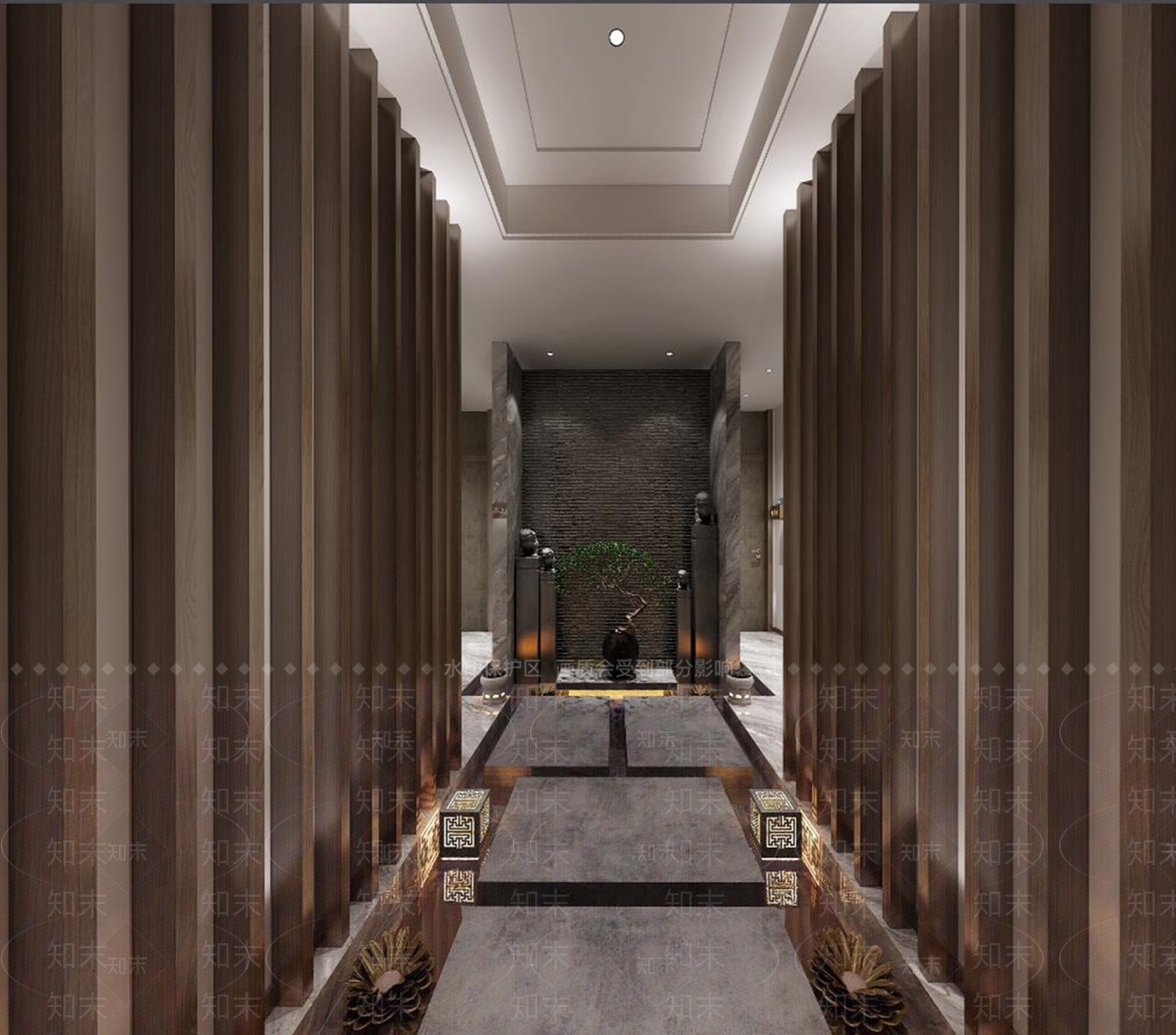 新中式足浴会所3D模型下载【ID:792525189】