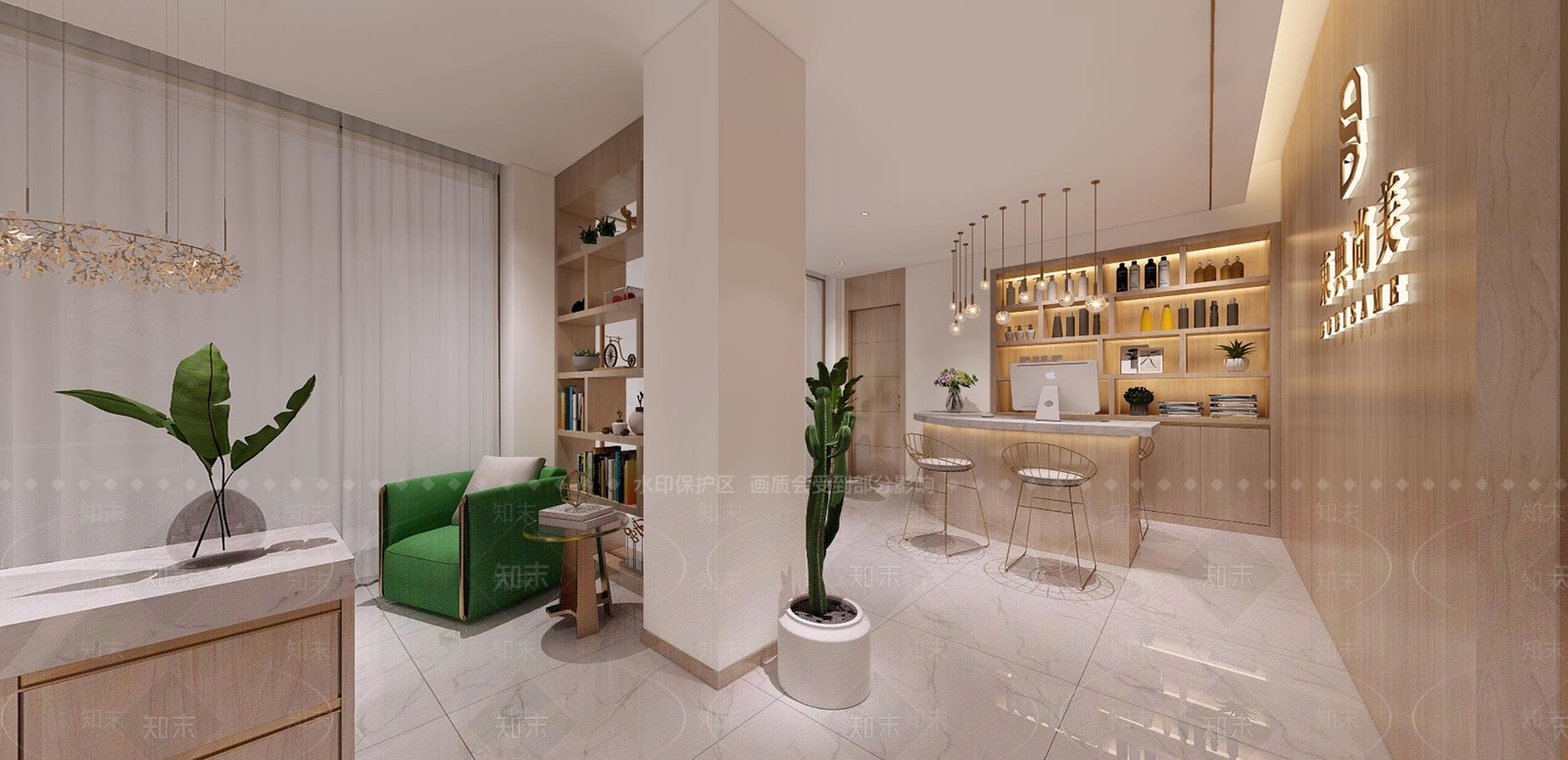 现代理发店3D模型下载【ID:992525562】