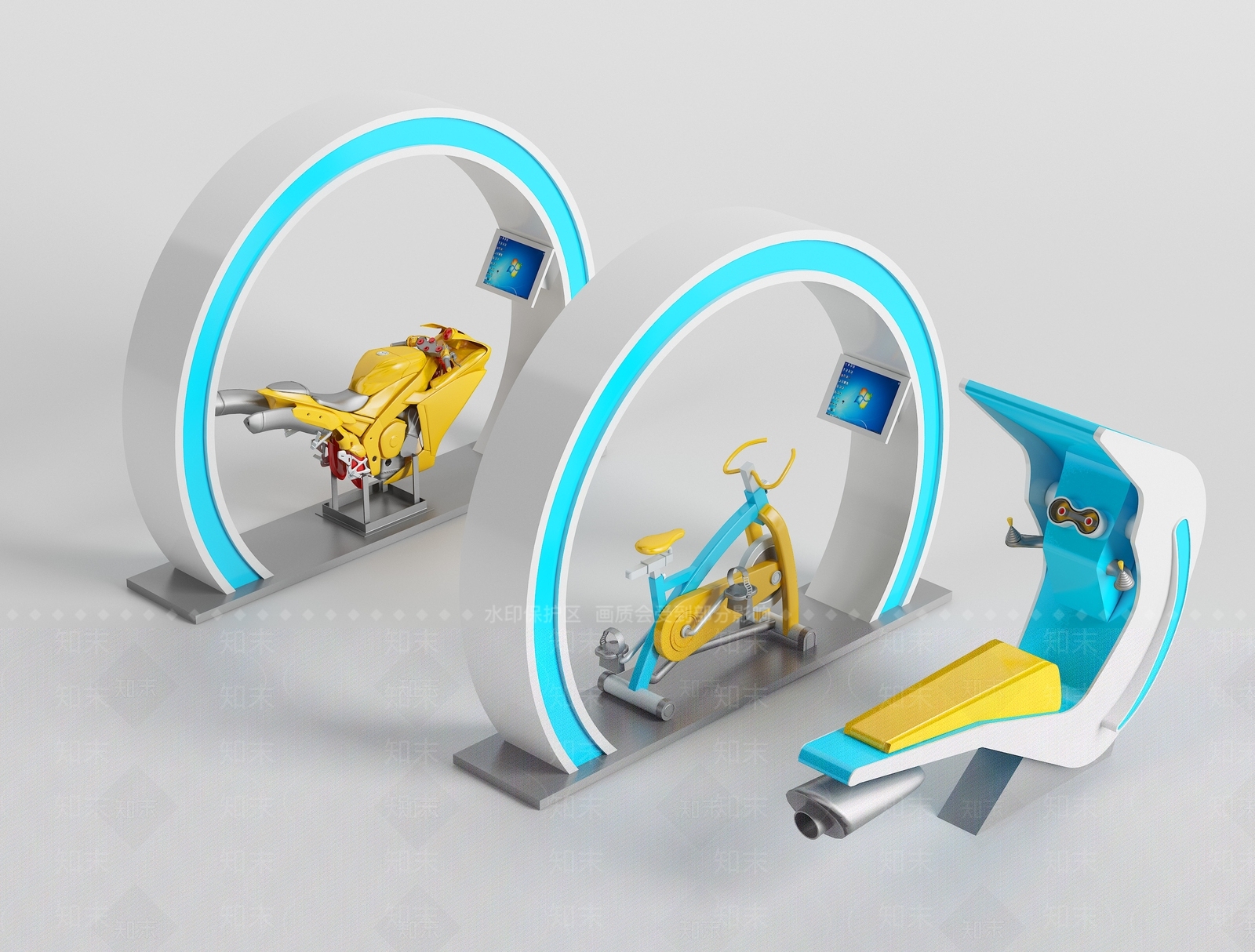 北欧VR虚拟设备3D模型下载【ID:892538683】