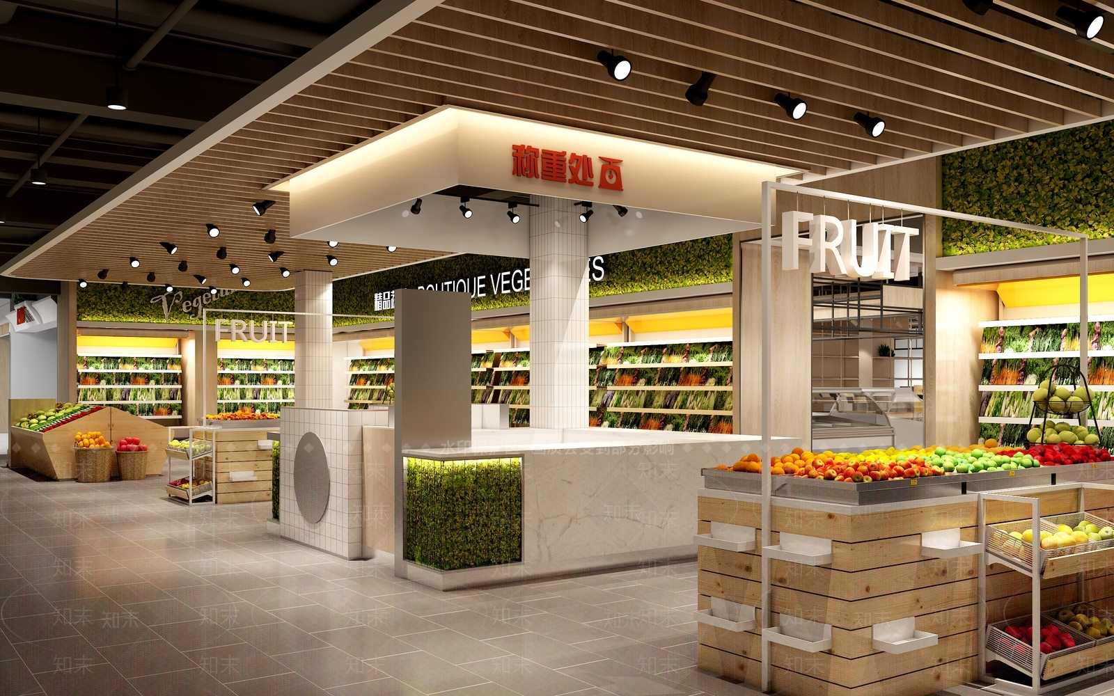 现代超市3D模型下载【ID:592543363】