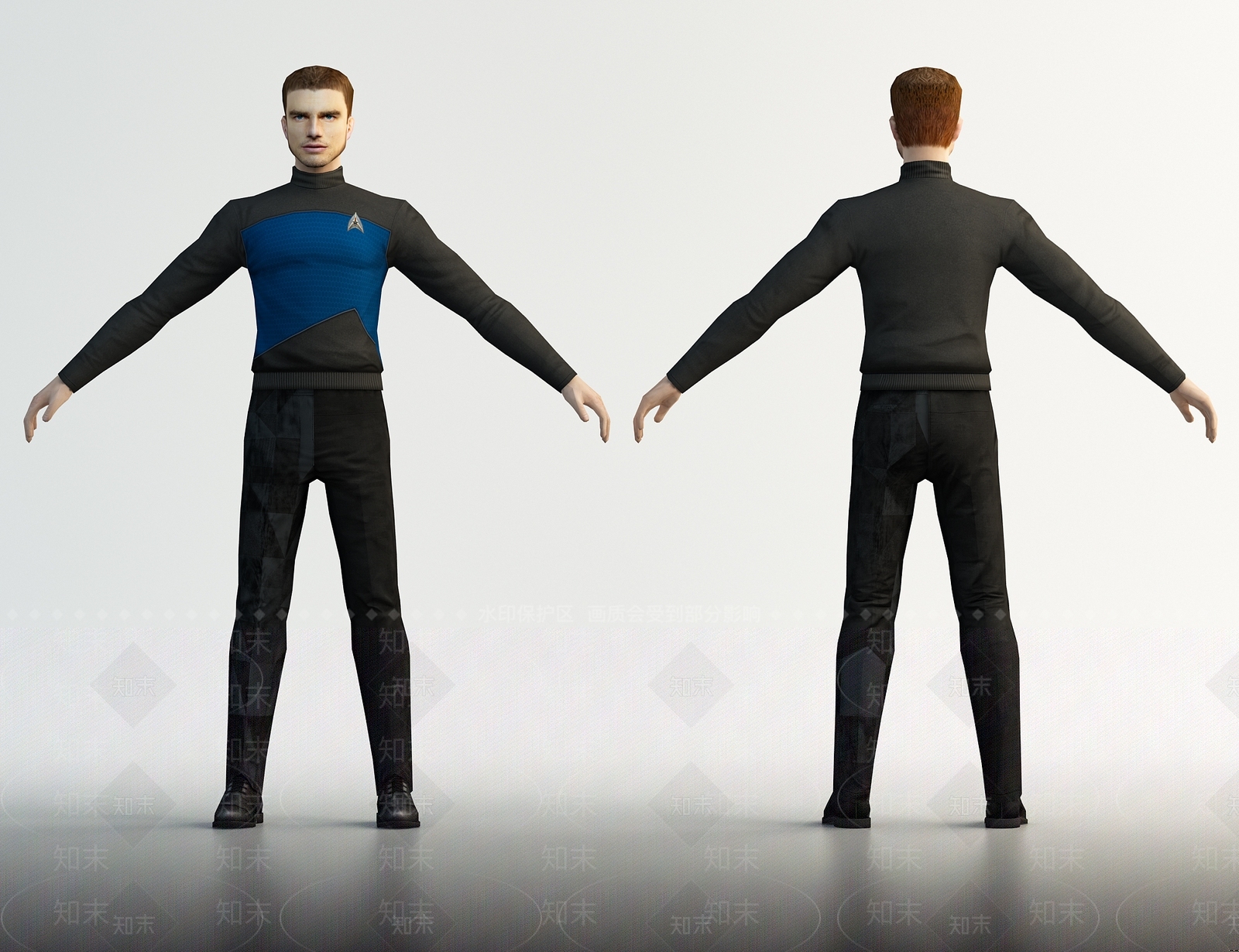 男人3D模型下载【ID:692551493】