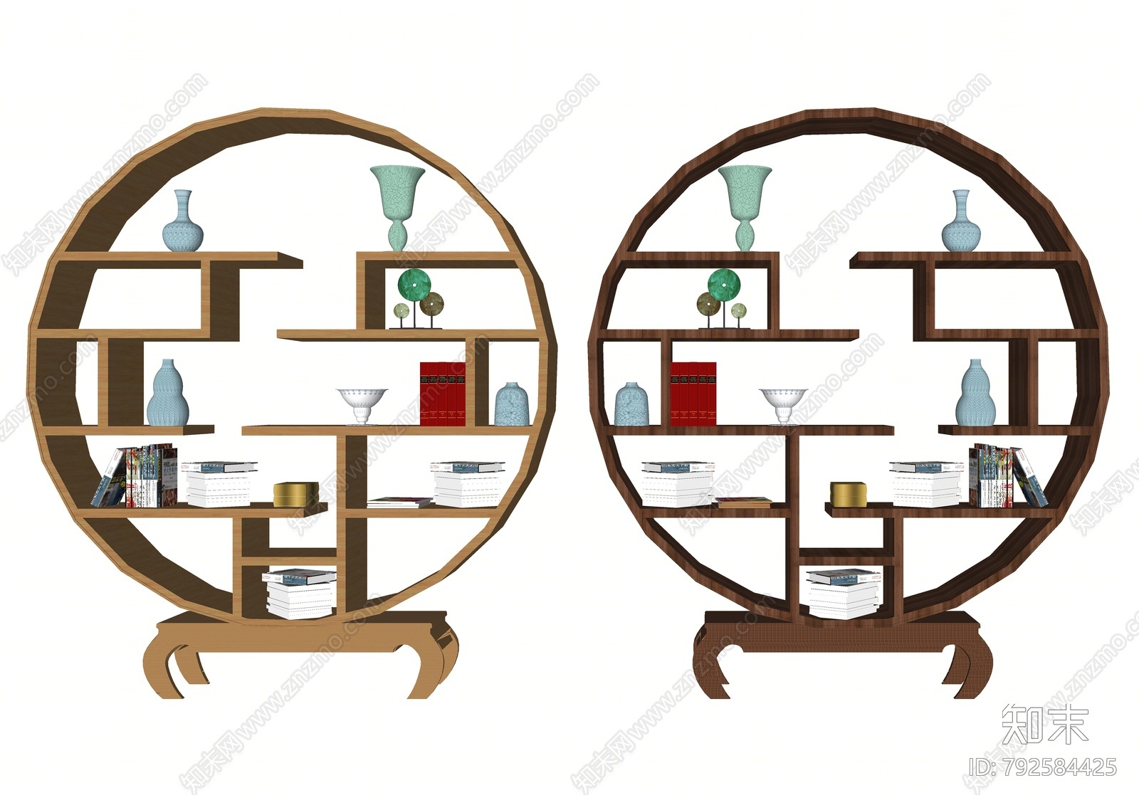 中式博古架SU模型下载【ID:792584425】