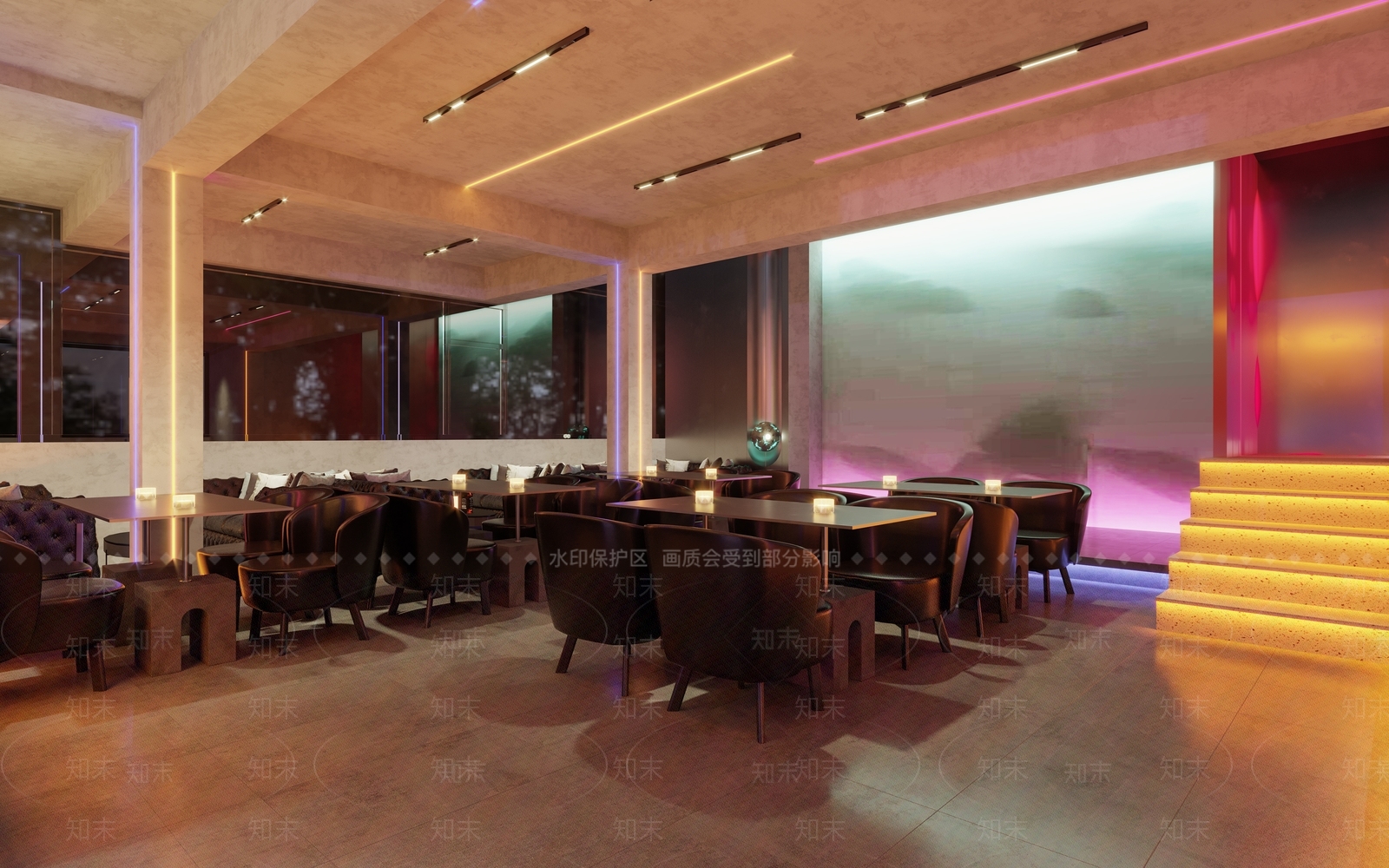 现代酒吧3D模型下载【ID:492631463】