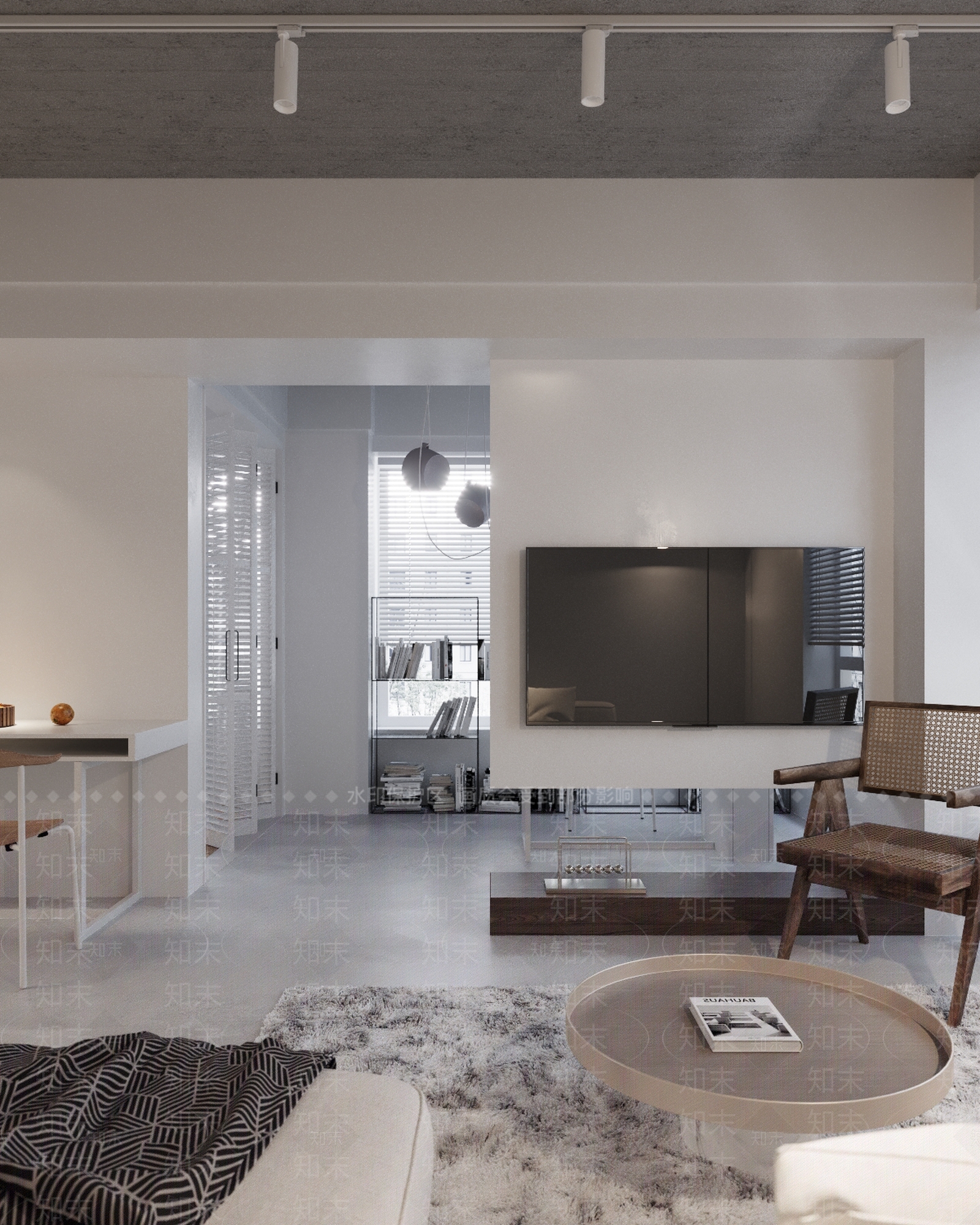 北欧单身公寓3D模型下载【ID:992649733】