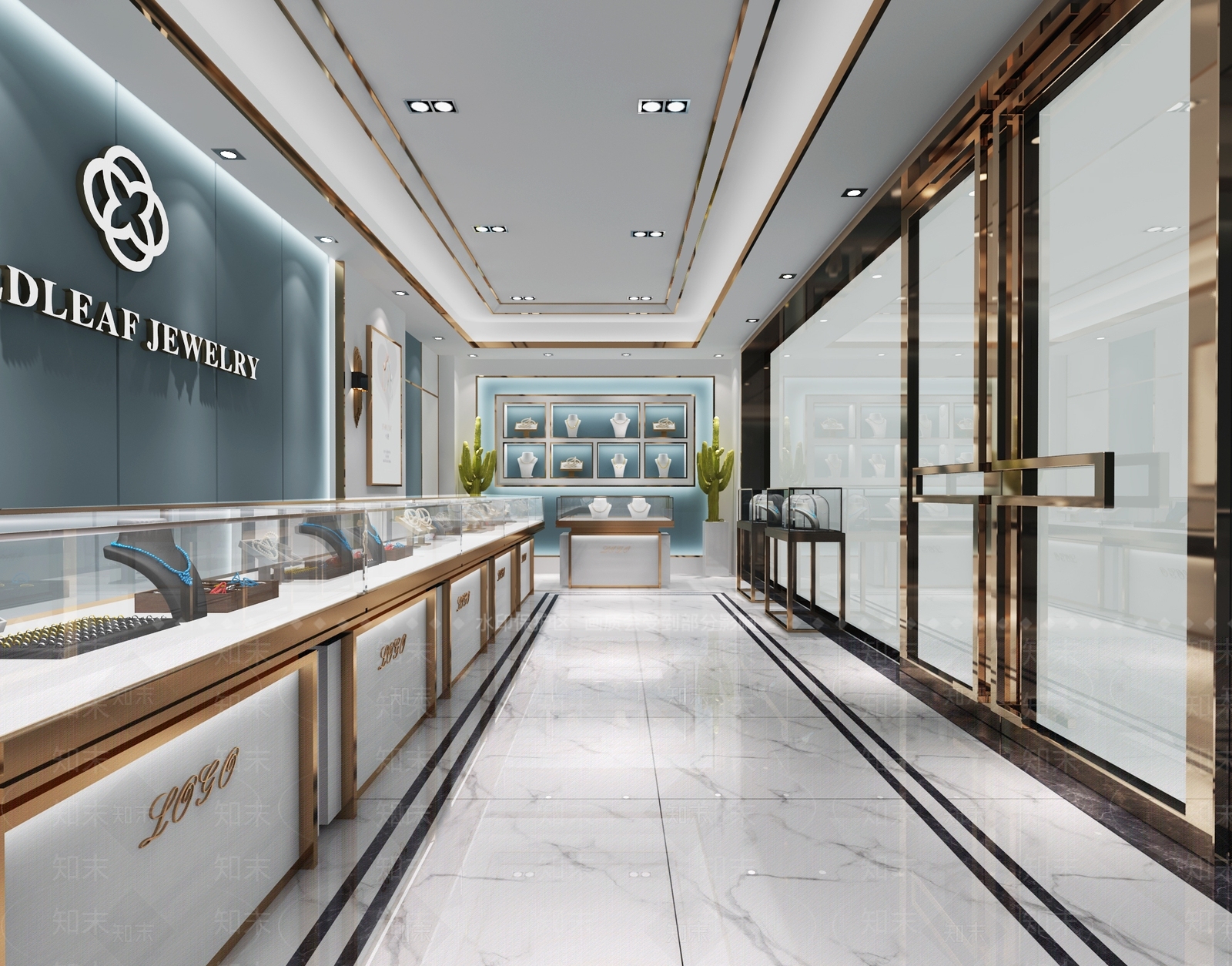 后现代珠宝店3D模型下载【ID:592654874】