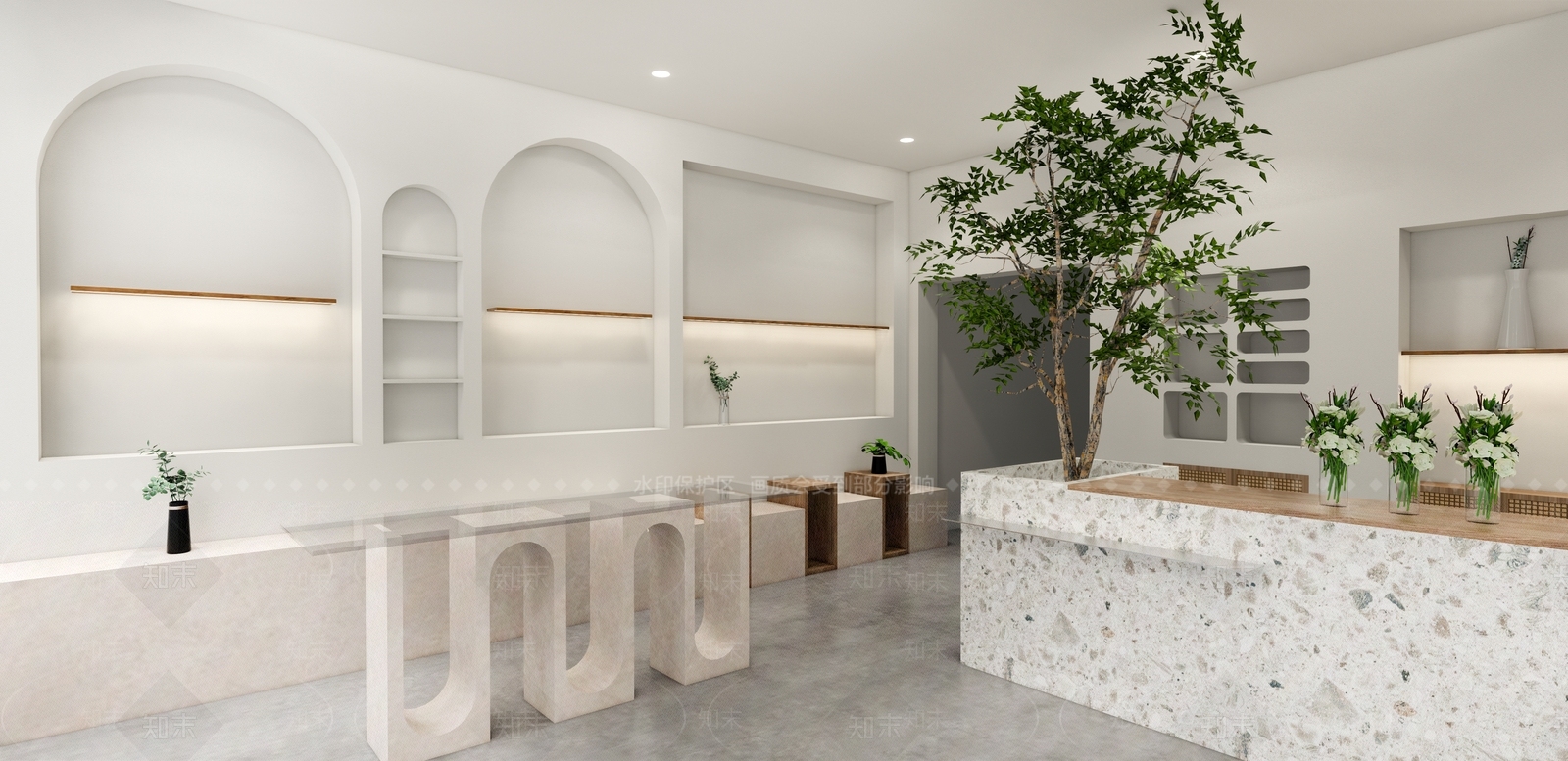 侘寂花店SU模型下载【ID:992664170】