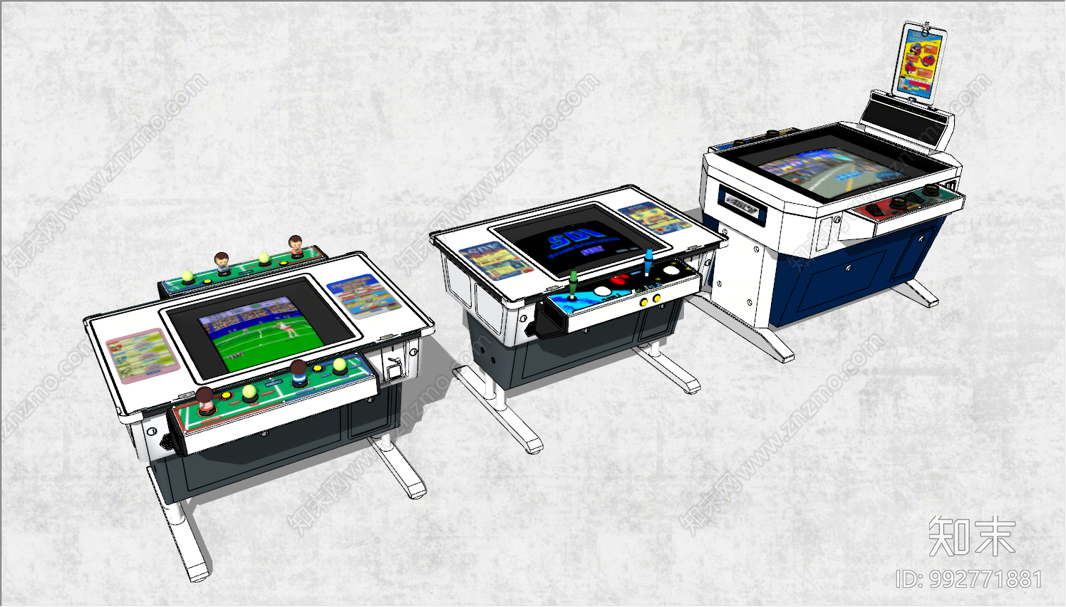 现代游戏机SU模型下载【ID:992771881】