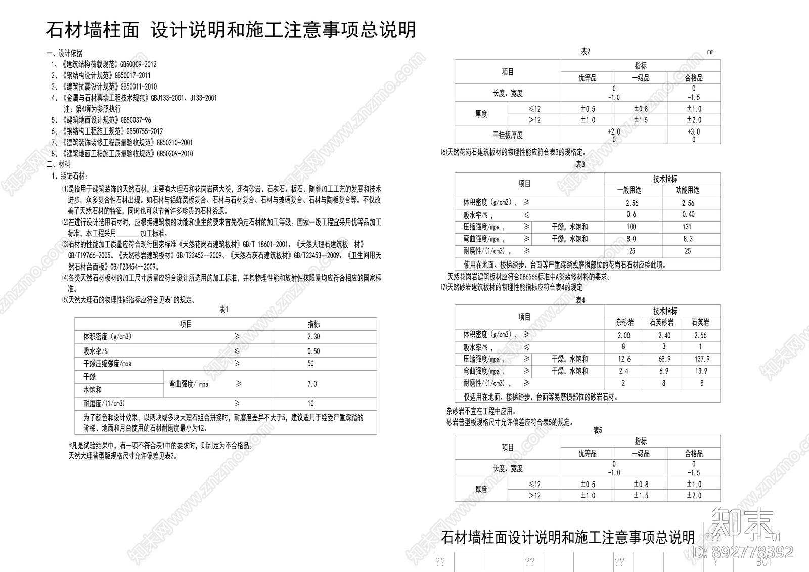 金螳螂-石材墙cad施工图下载【ID:892778392】