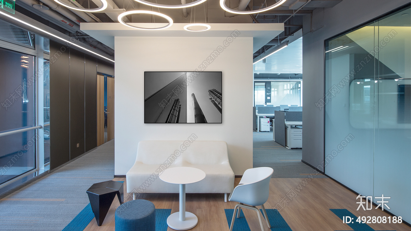 办公室cad施工图下载【ID:492808188】