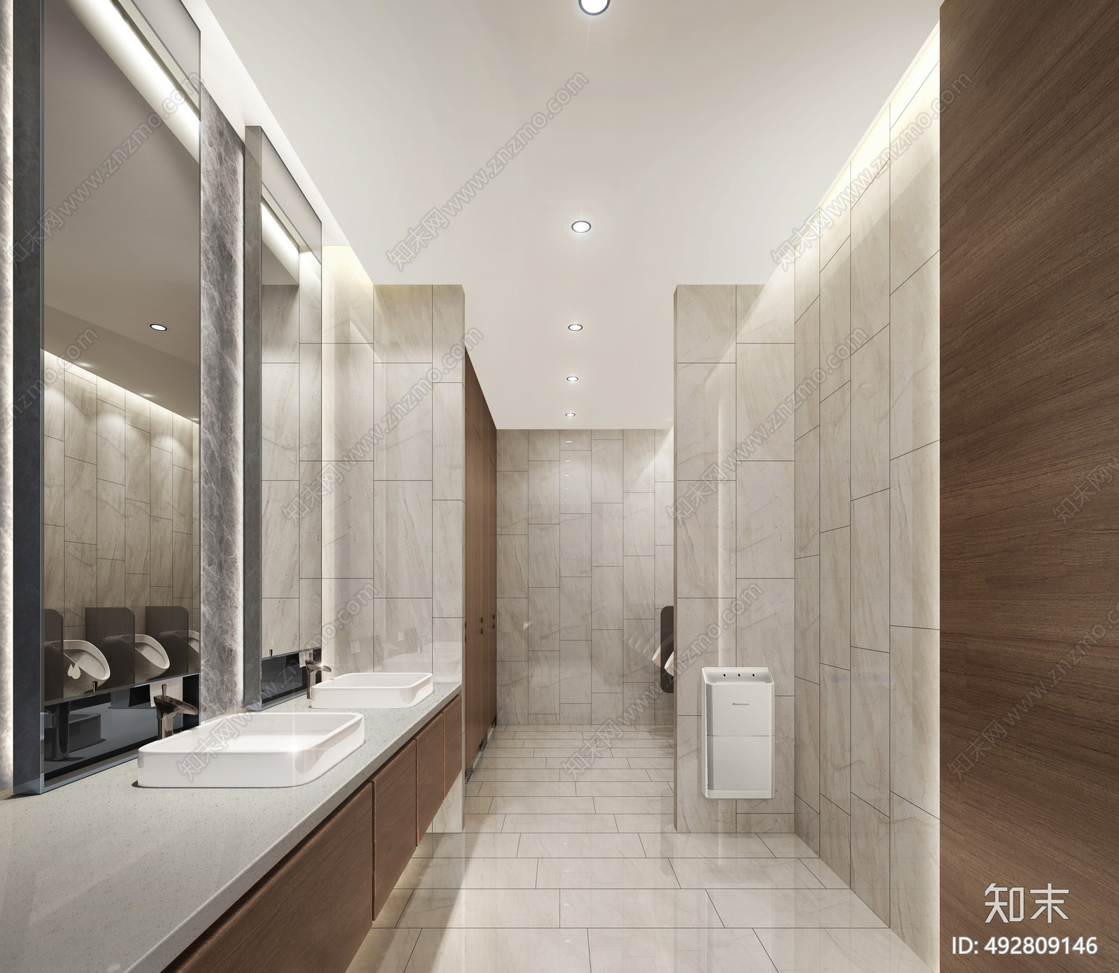 办公楼cad施工图下载【ID:492809146】