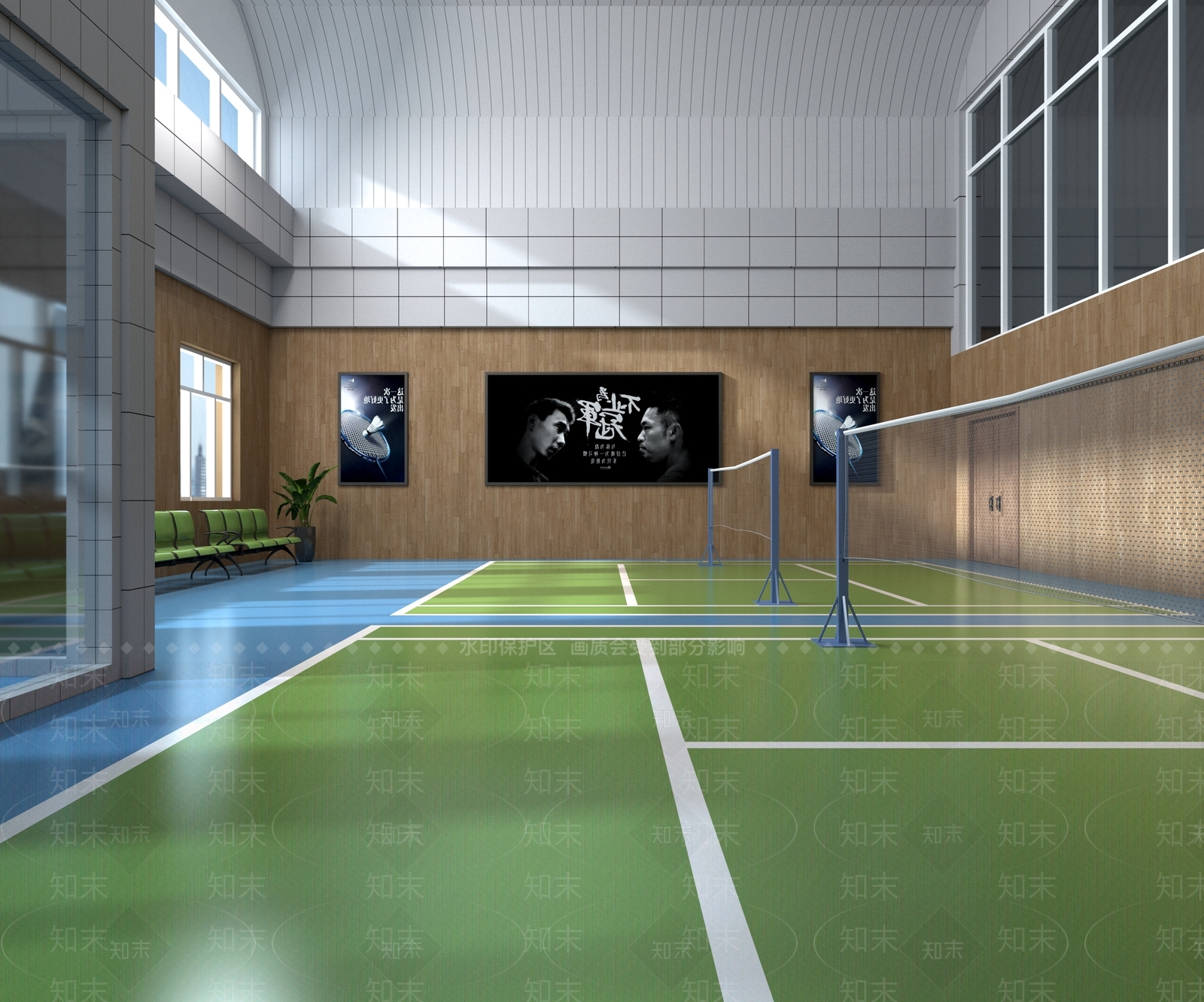 现代体育场所3D模型下载【ID:392849876】