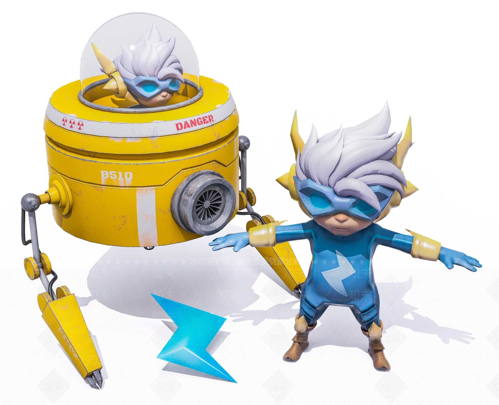 现代英雄联盟3D模型下载【ID:592889448】