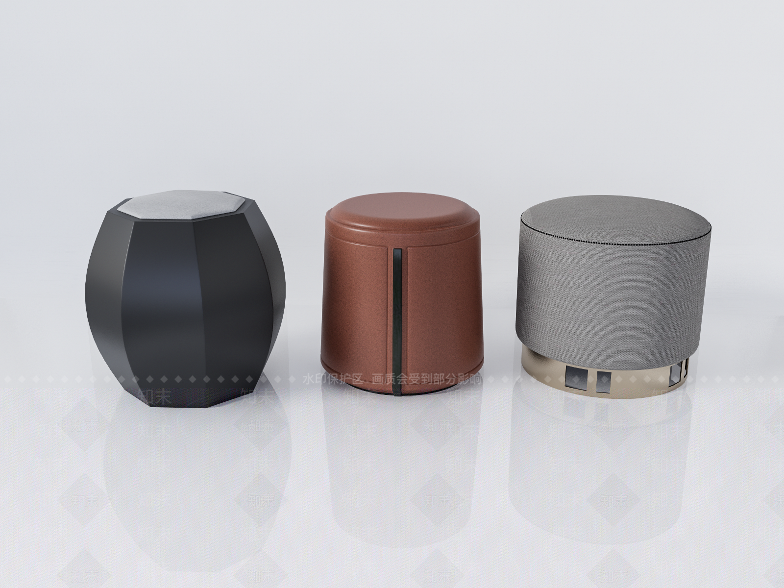 新中式鼓凳SU模型下载【ID:892890653】