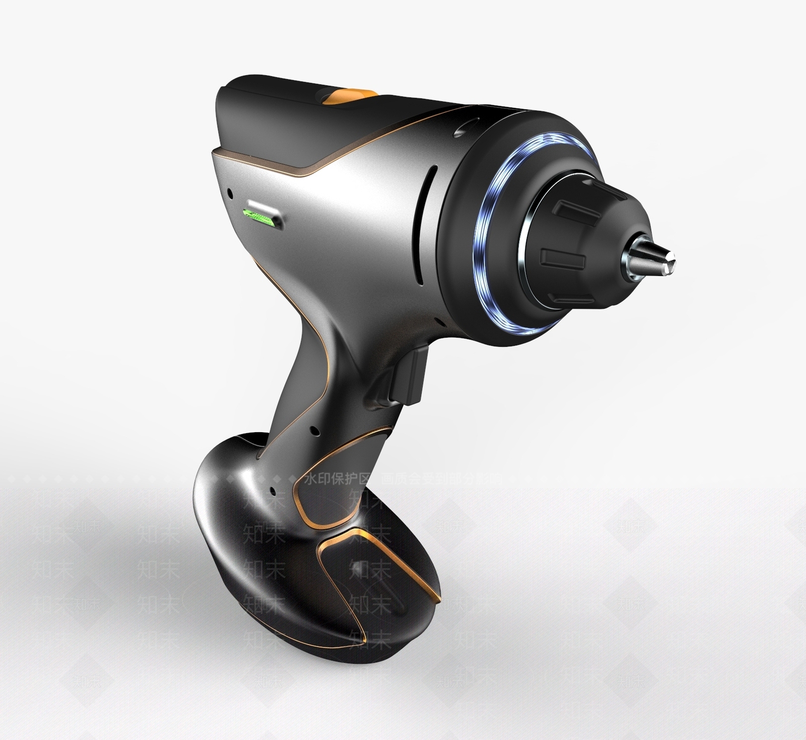 现代电钻3D模型下载【ID:192894898】