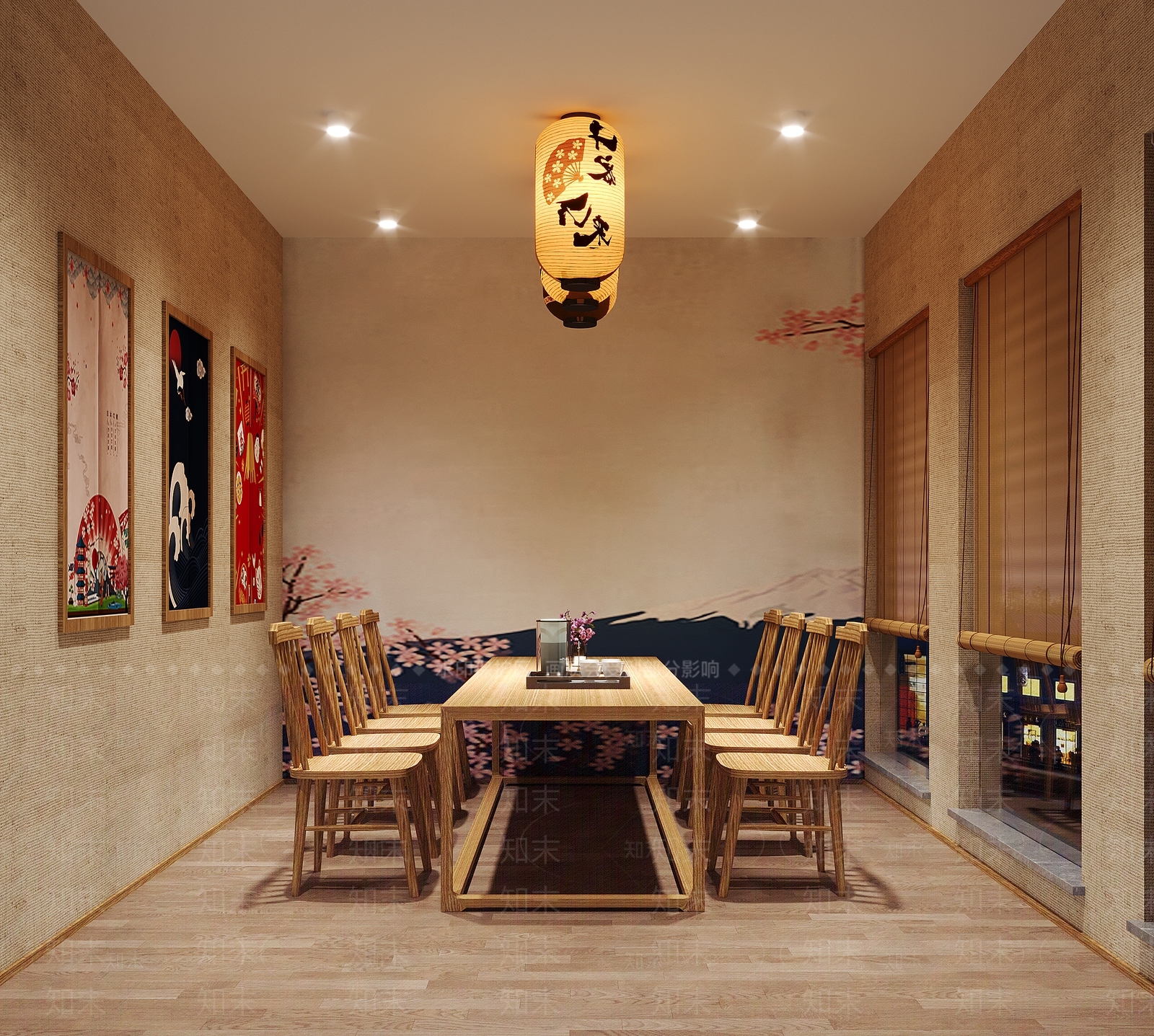 日式剧本杀房间3D模型下载【ID:992960953】