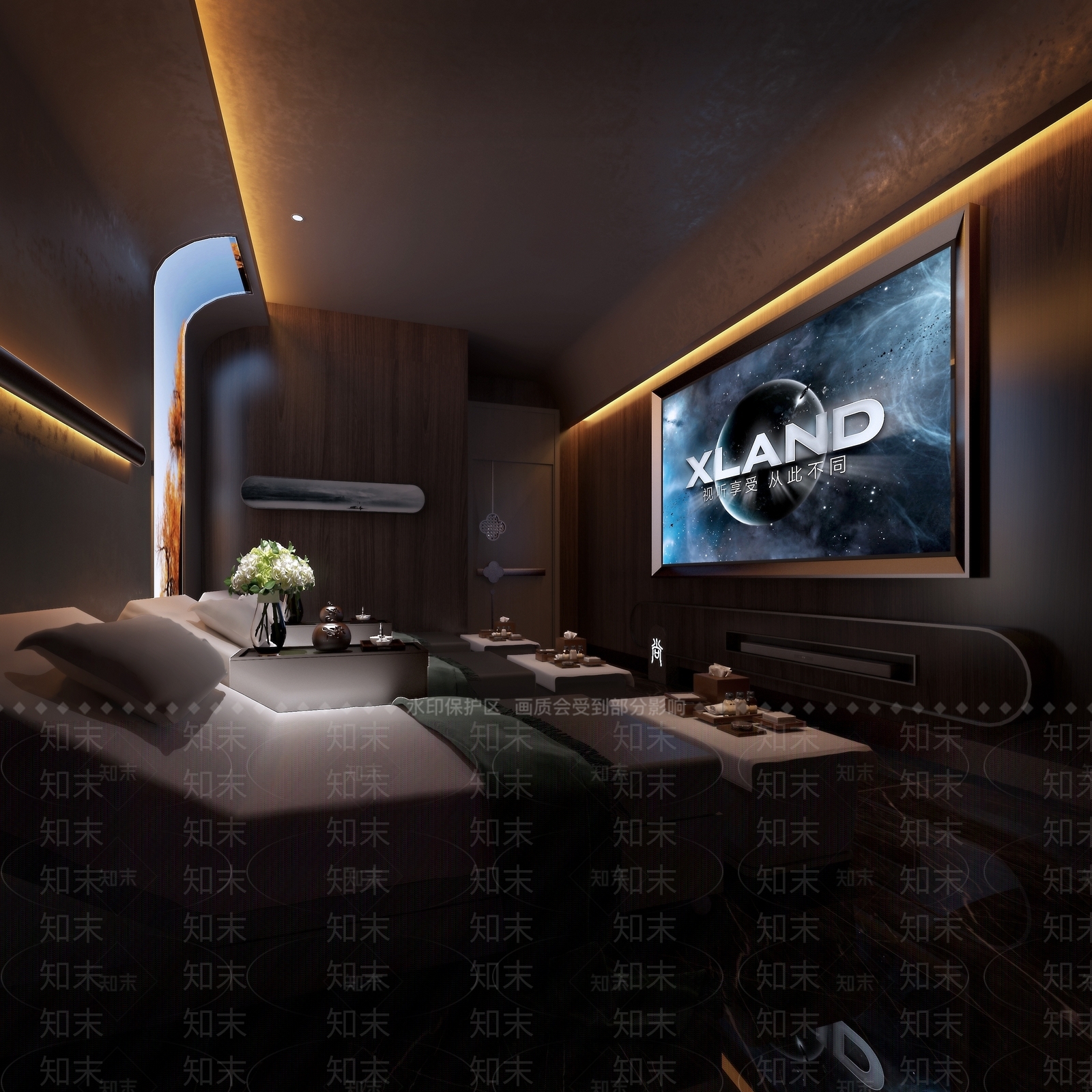 现代足浴会所3D模型下载【ID:792972192】