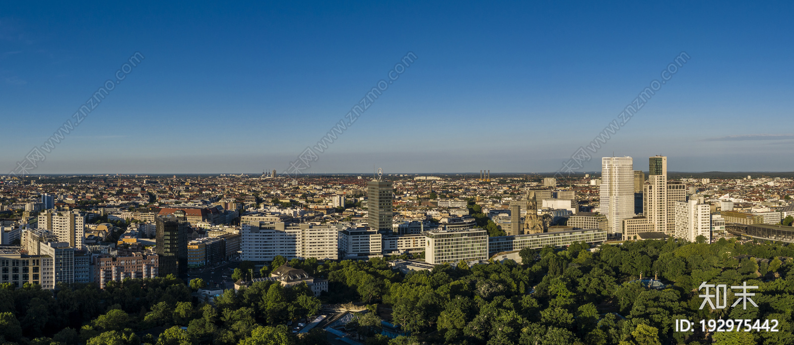 欧洲城市蓝天白云外景图贴图下载【ID:192975442】