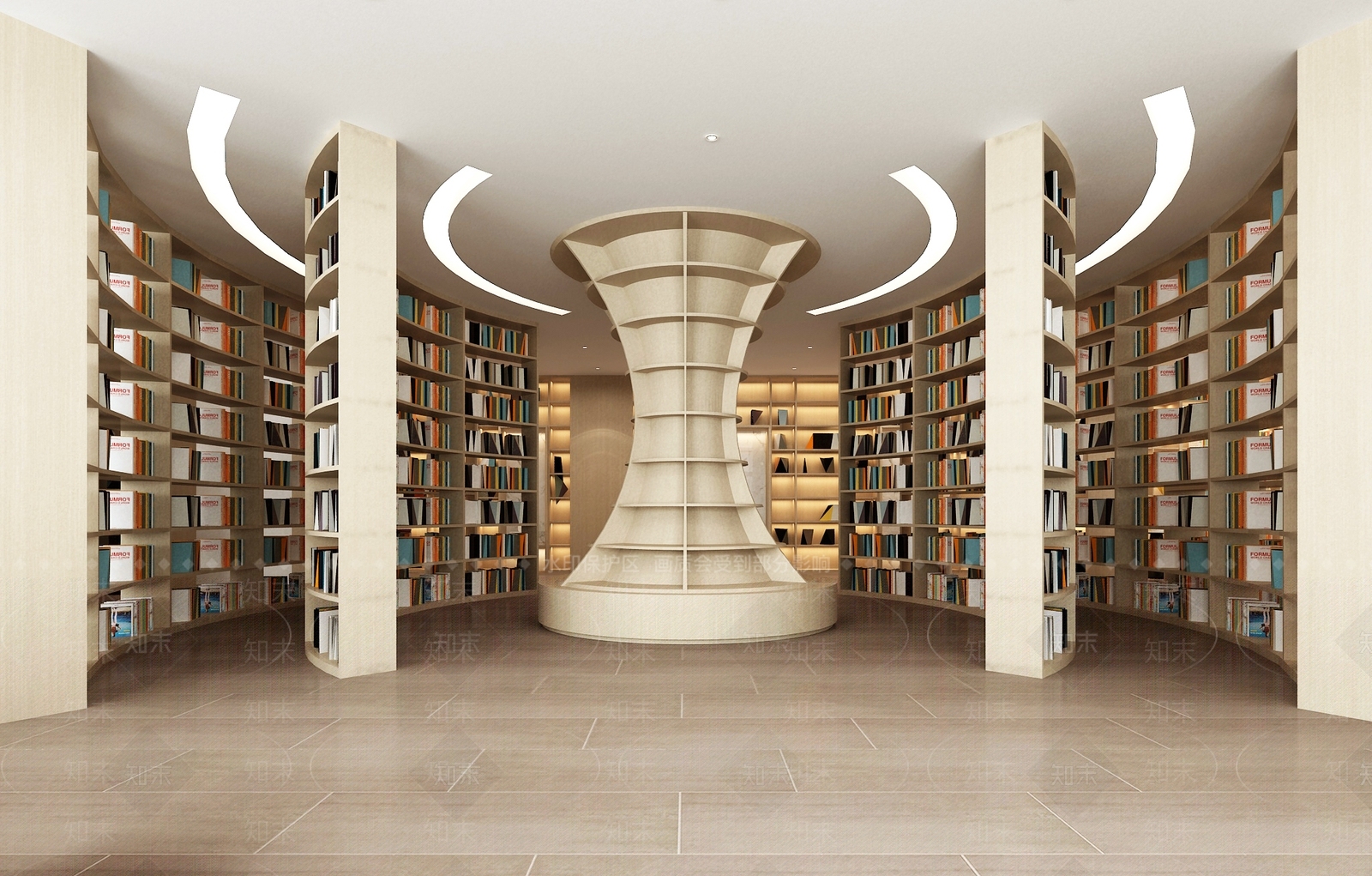 现代书店3D模型下载【ID:793067921】