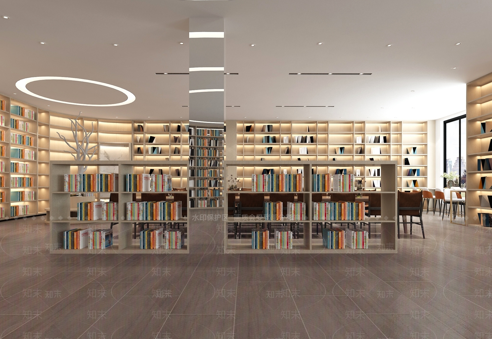 现代书店3D模型下载【ID:793067921】