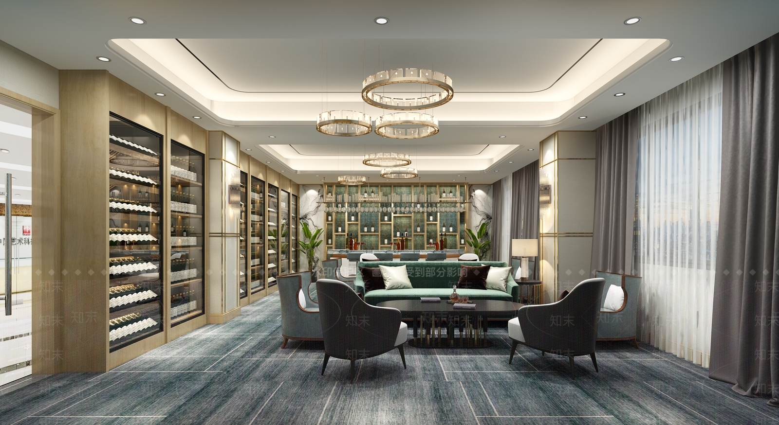 现代烟酒店3D模型下载【ID:693077112】