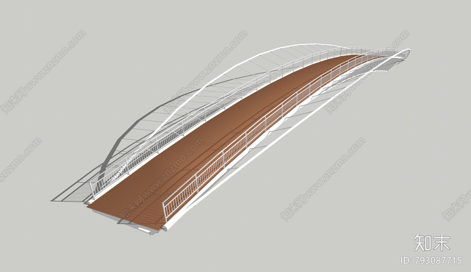 现代桥SU模型下载【ID:793087715】