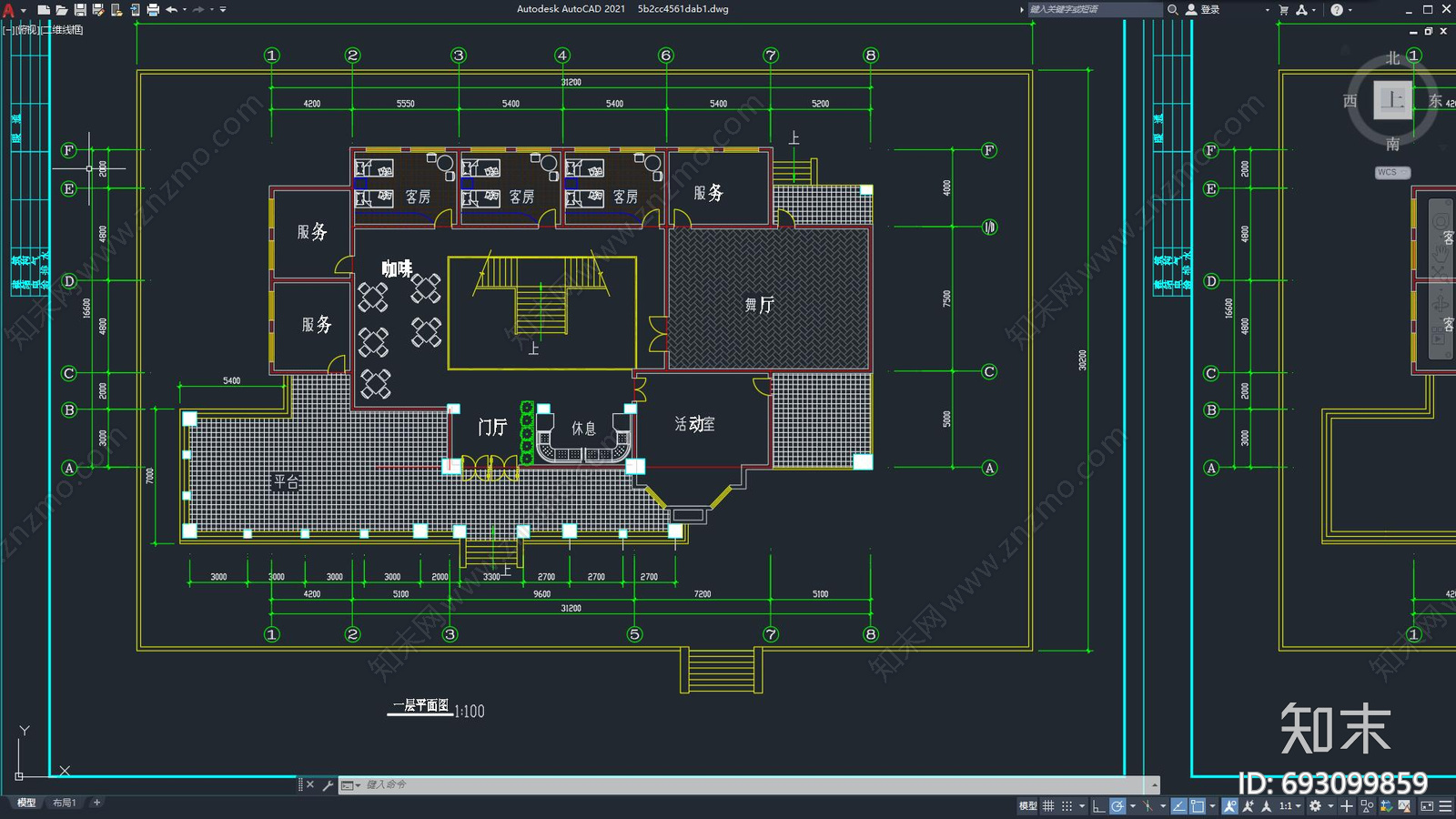 欧式建筑施工图下载【ID:693099859】