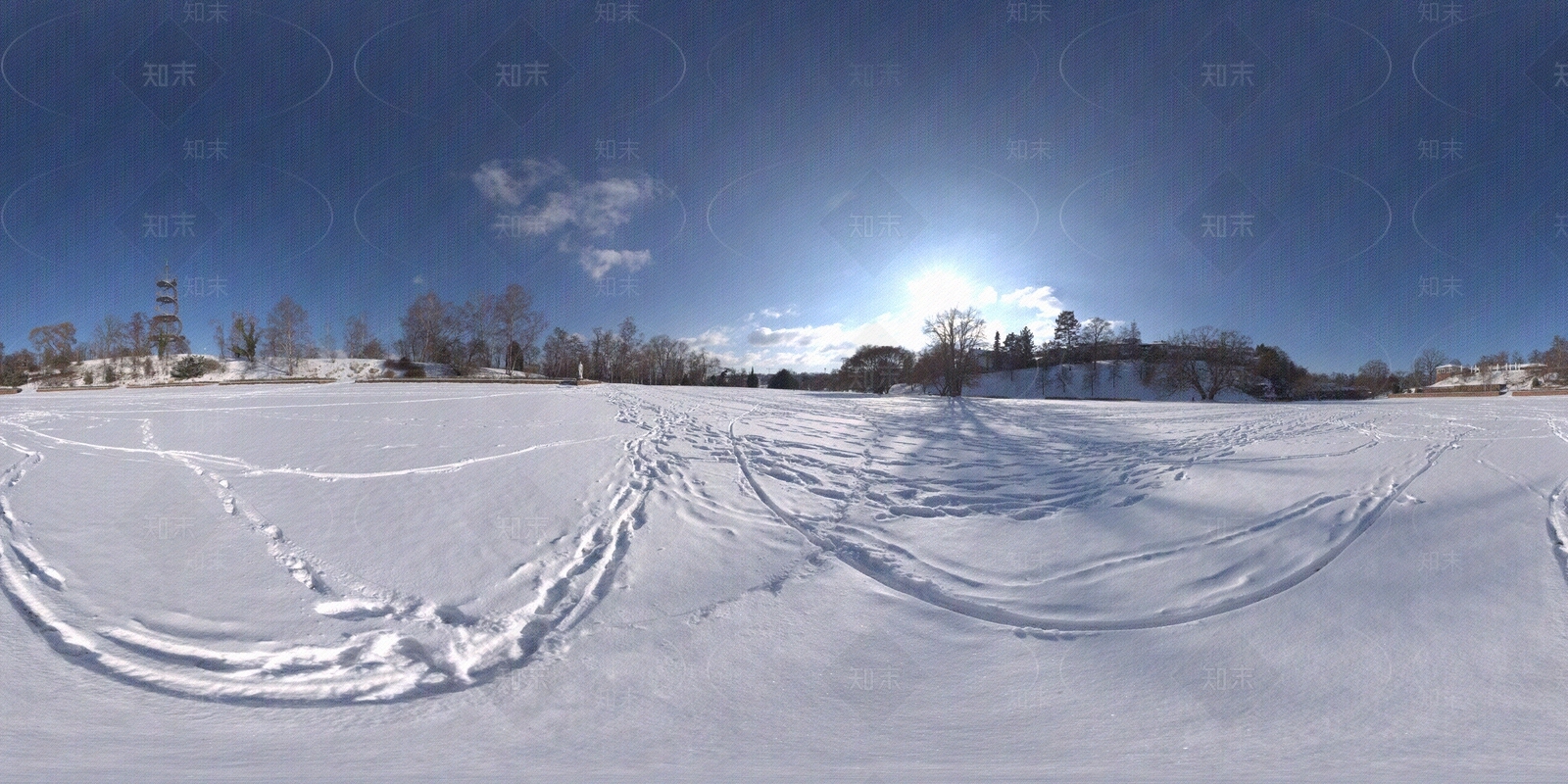 冬季雪景外景图贴图下载【ID:293102313】