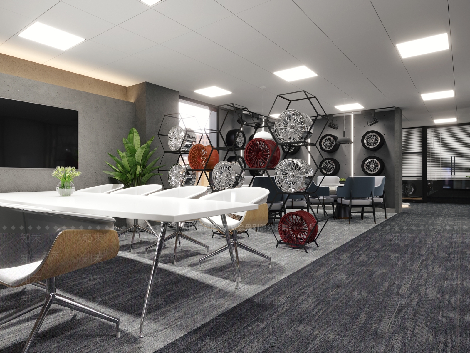 工业风车类展厅3D模型下载【ID:393130502】