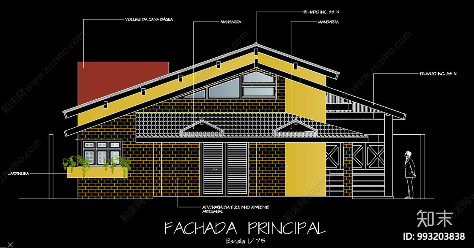 海景房施工图下载【ID:993203838】