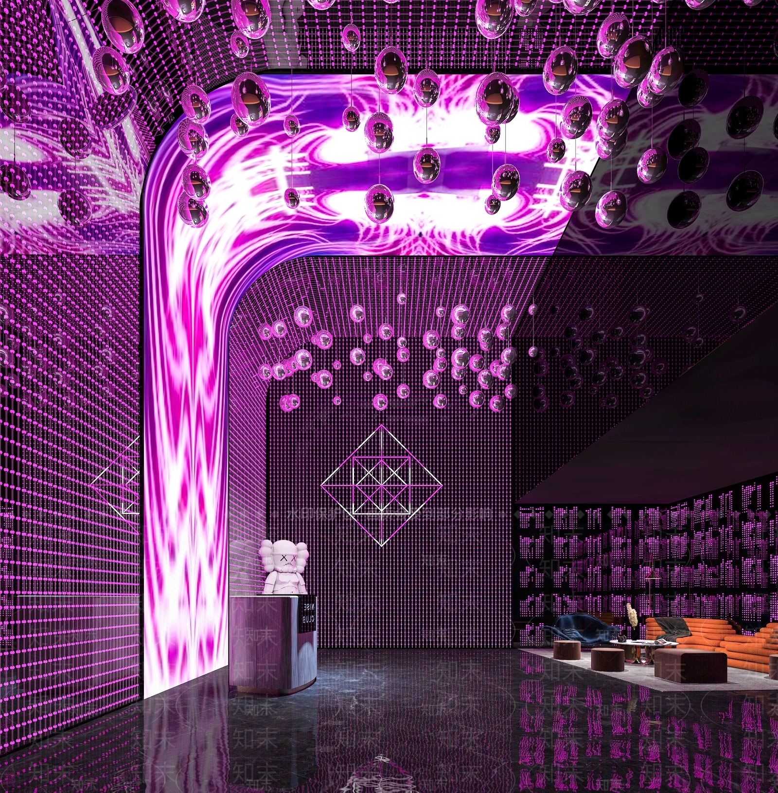 现代酒吧3D模型下载【ID:493231468】