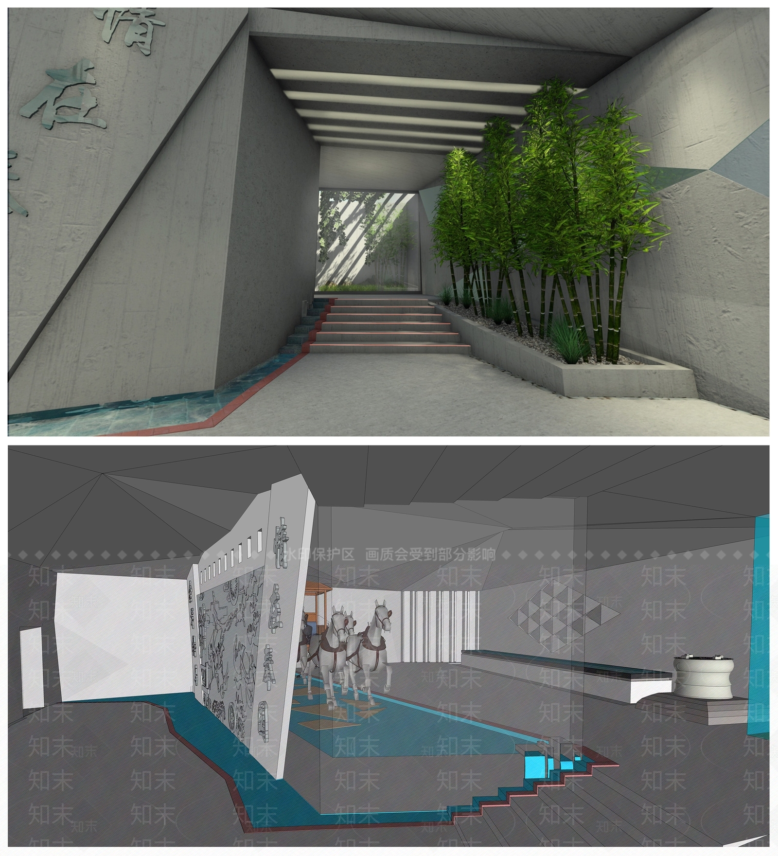 现代博物馆SU模型下载【ID:693258329】