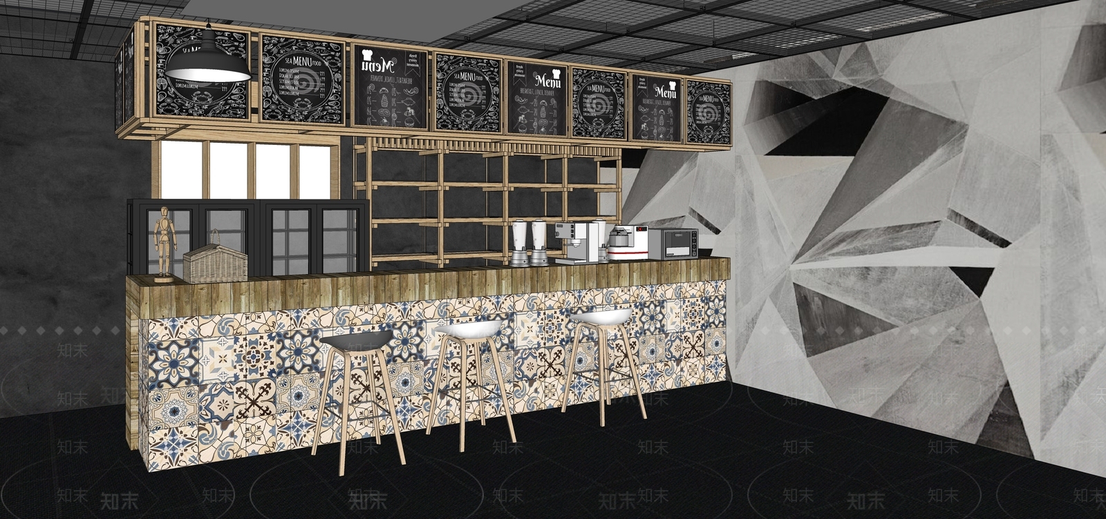 现代汽车展厅SU模型下载【ID:493518876】