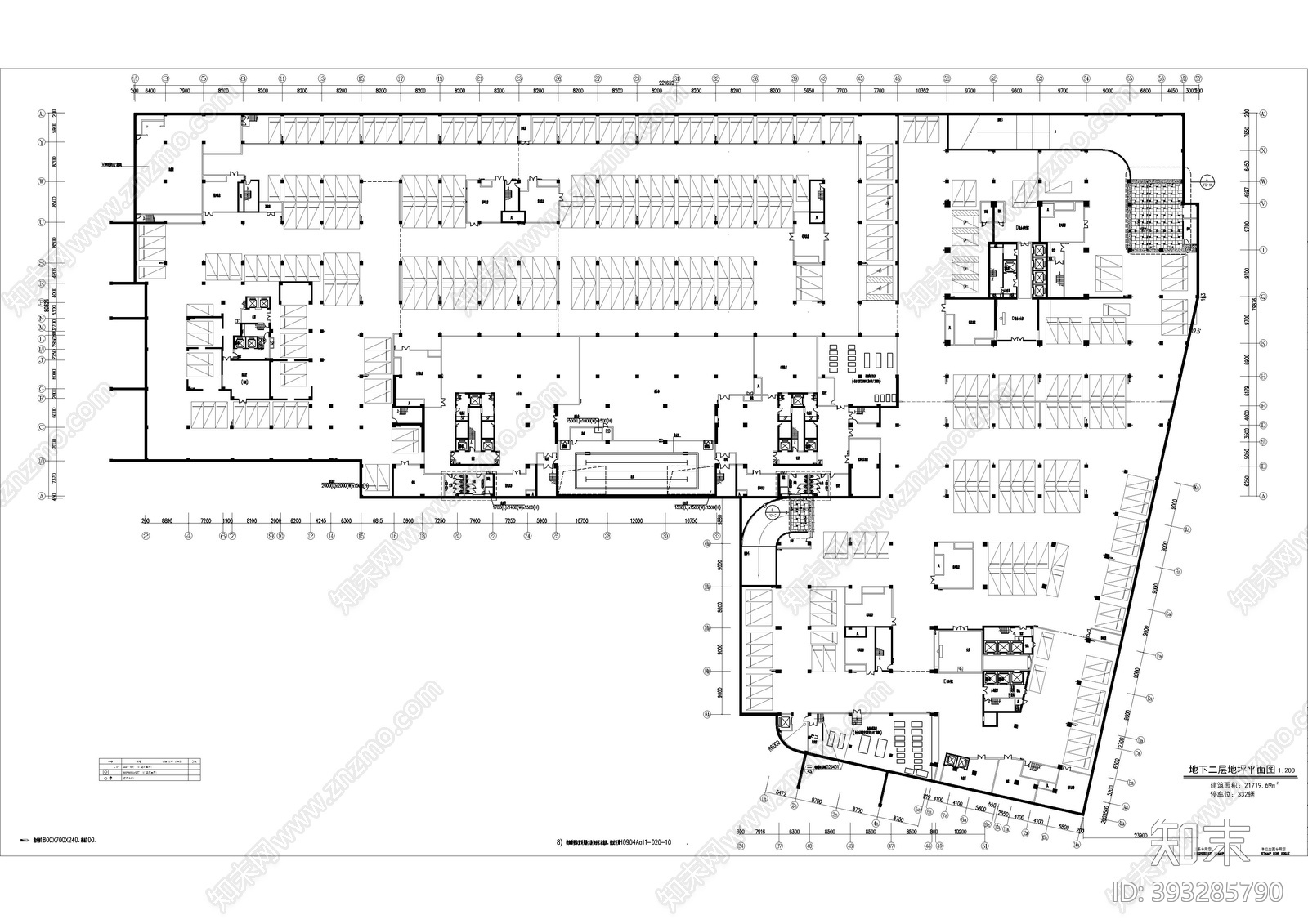 地下车库施工图下载【ID:393285790】