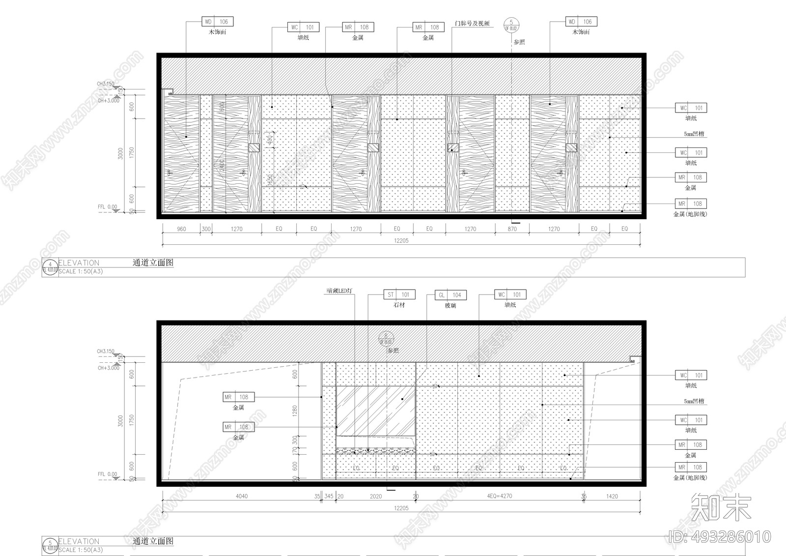 医疗美容cad施工图下载【ID:493286010】