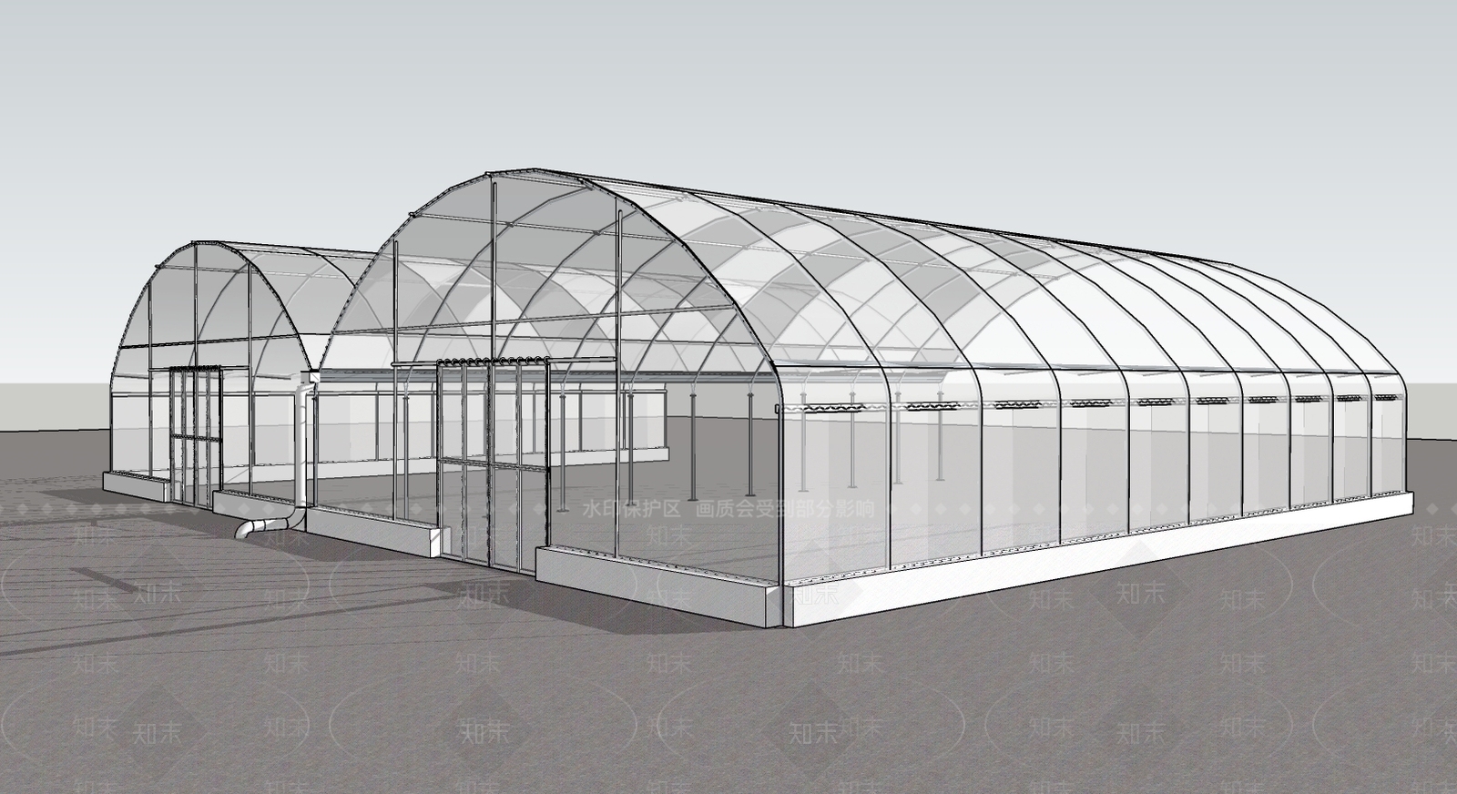 现代公建SU模型下载【ID:393300428】