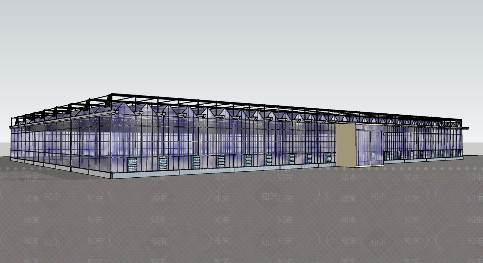 现代公建SU模型下载【ID:393300447】