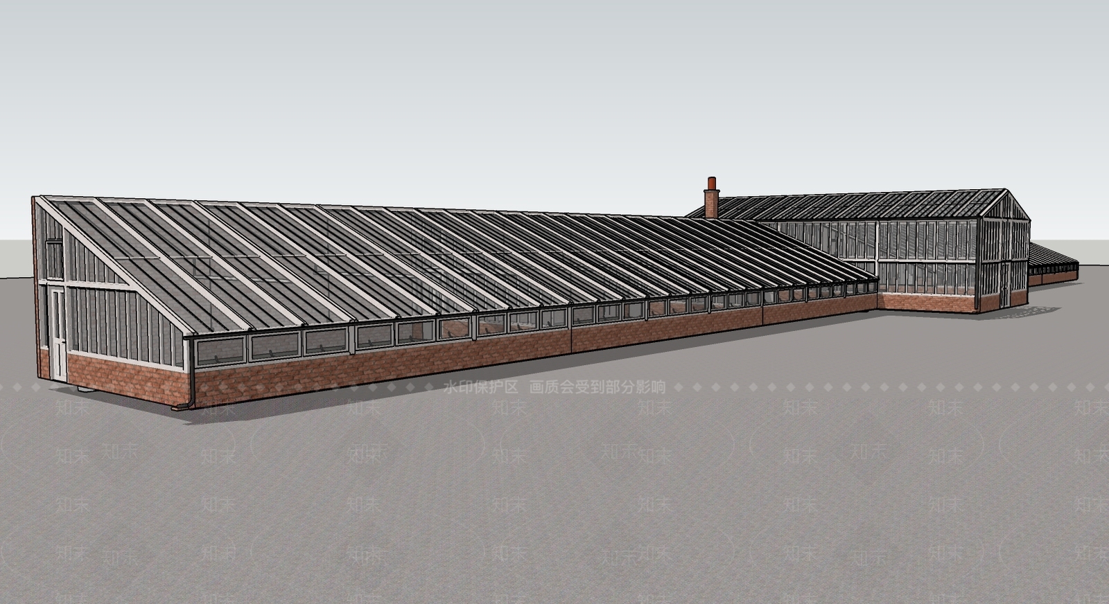 现代公建SU模型下载【ID:393300494】