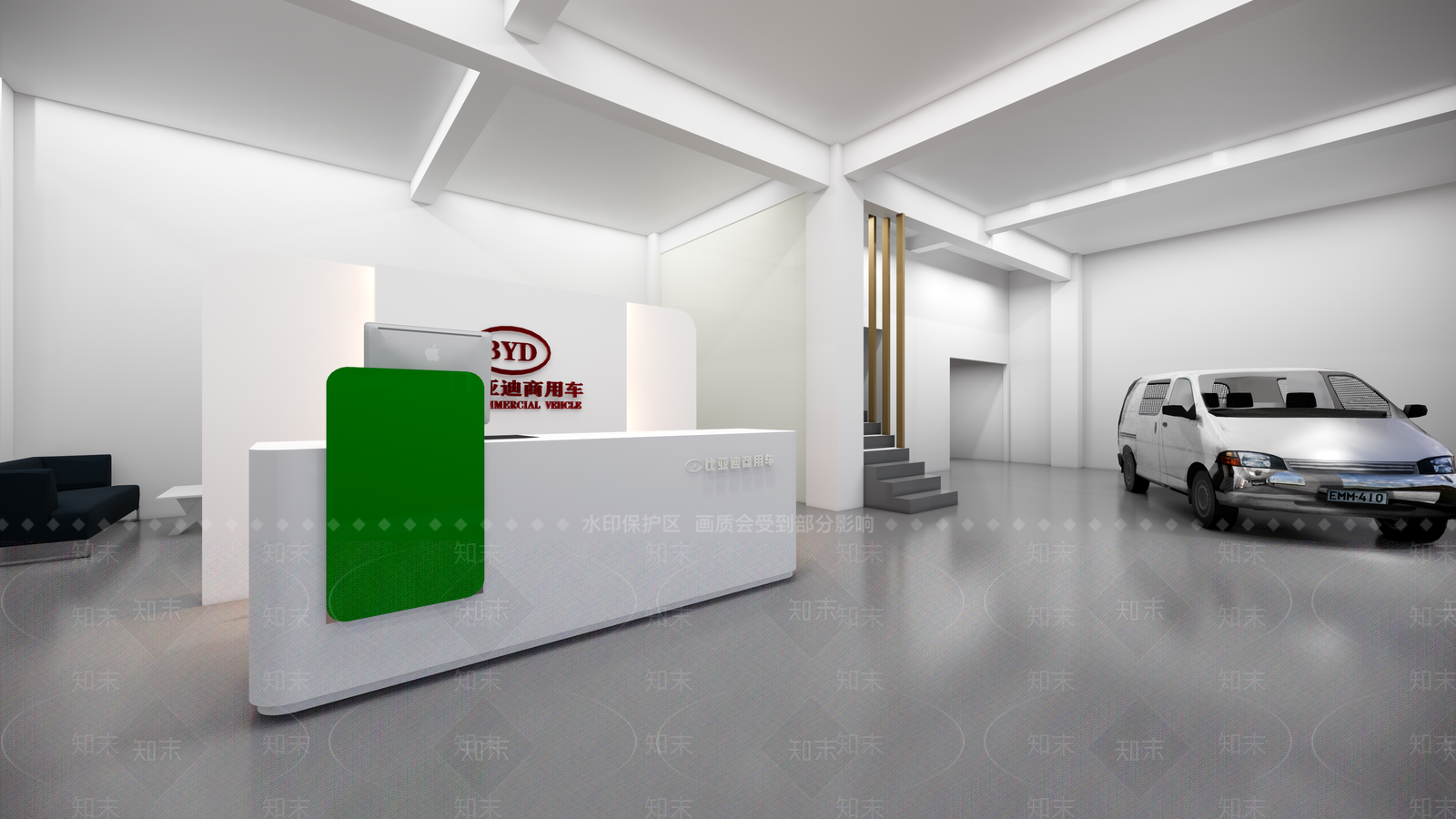 现代汽车专卖店SU模型下载【ID:493306865】