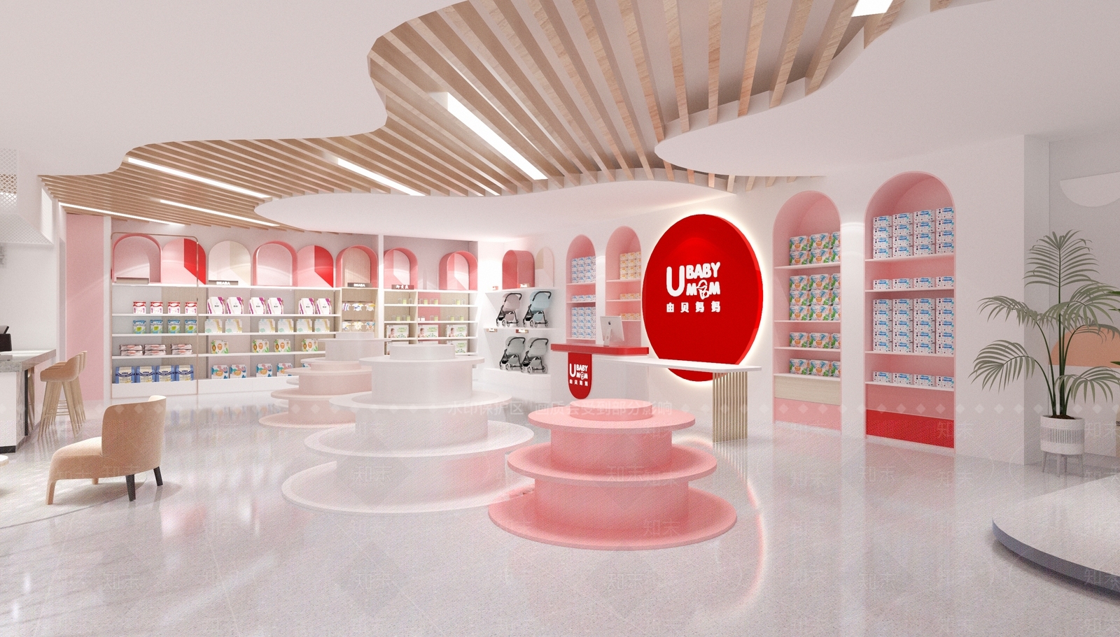 现代母婴店3D模型下载【ID:393350431】