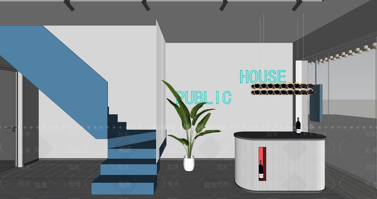 工业烤吧SU模型下载【ID:993354038】