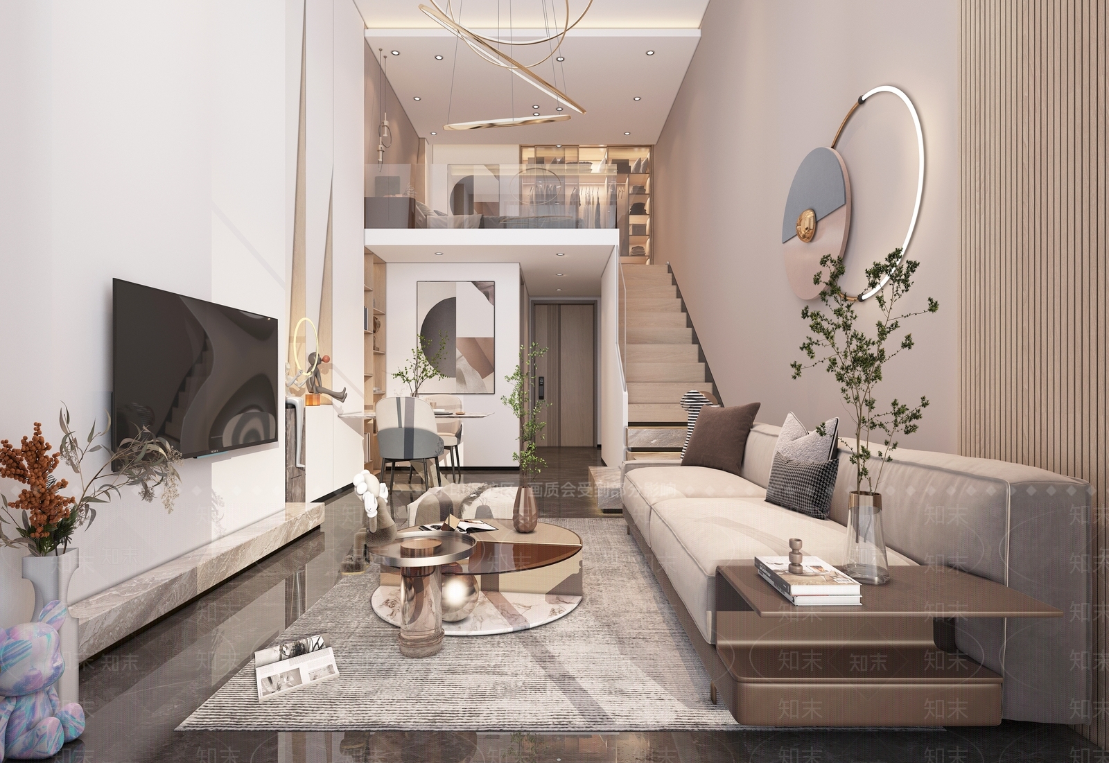 现代公寓3D模型下载【ID:993396736】