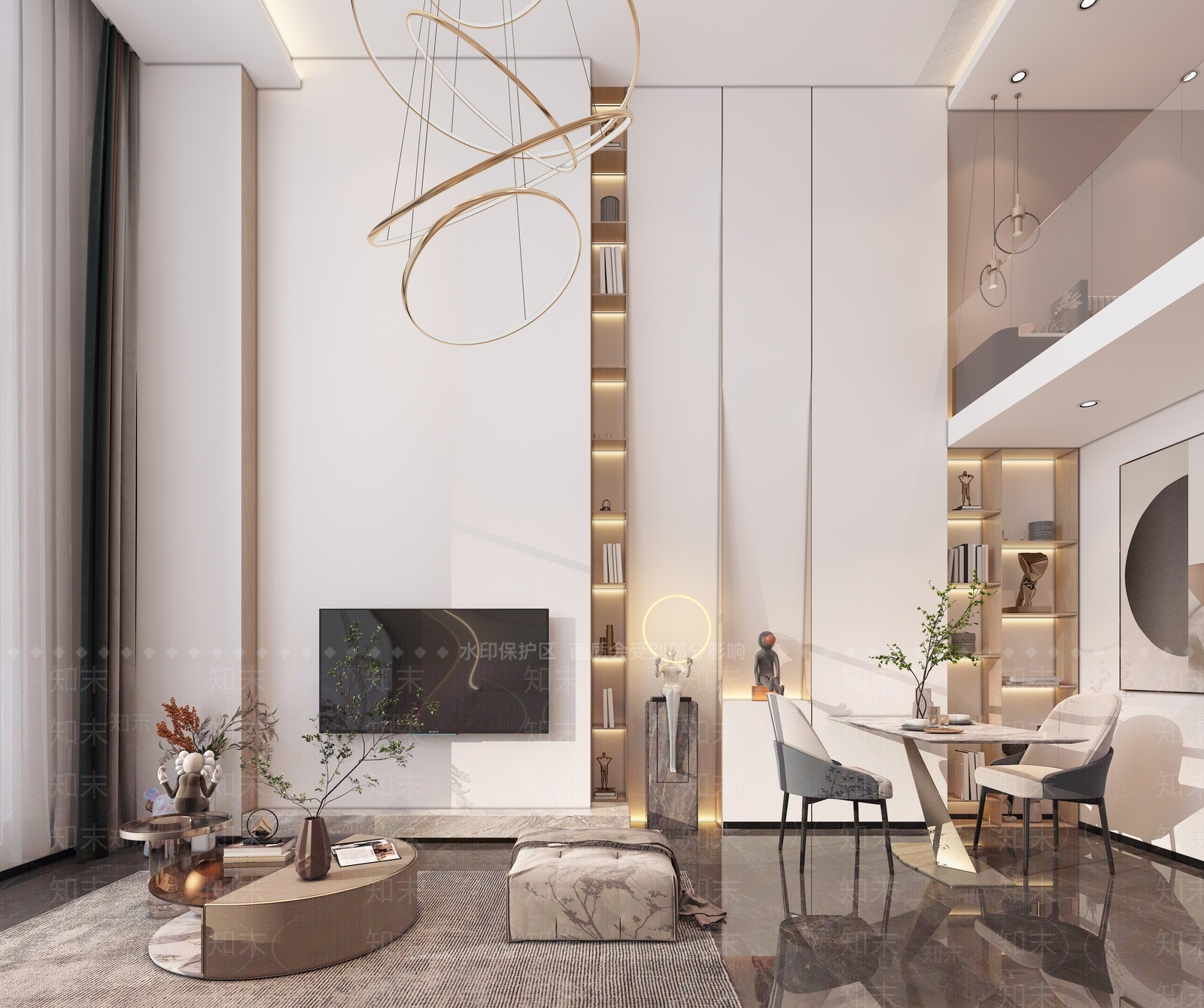 现代公寓3D模型下载【ID:993396736】