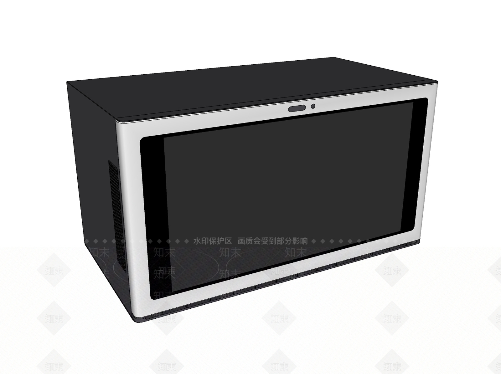 现代微波炉SU模型下载【ID:993428614】