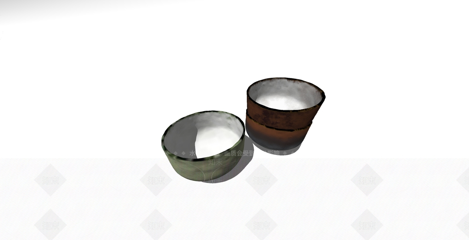 现代餐具SU模型下载【ID:793449163】