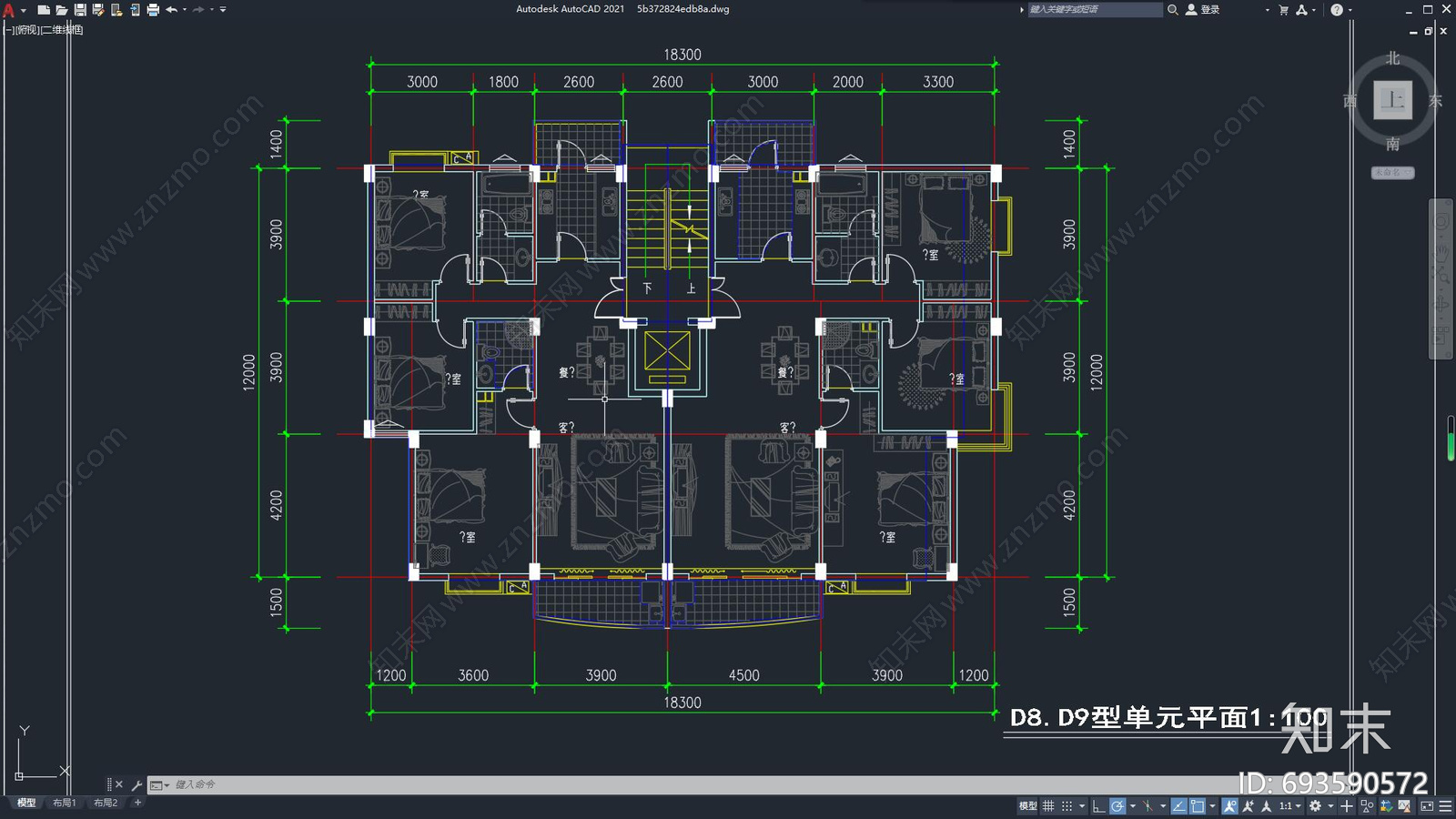 建筑室内施工图下载【ID:693590572】