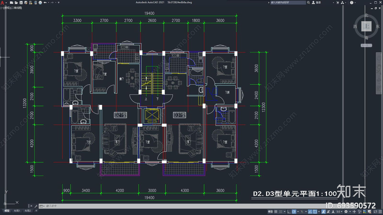 建筑室内施工图下载【ID:693590572】