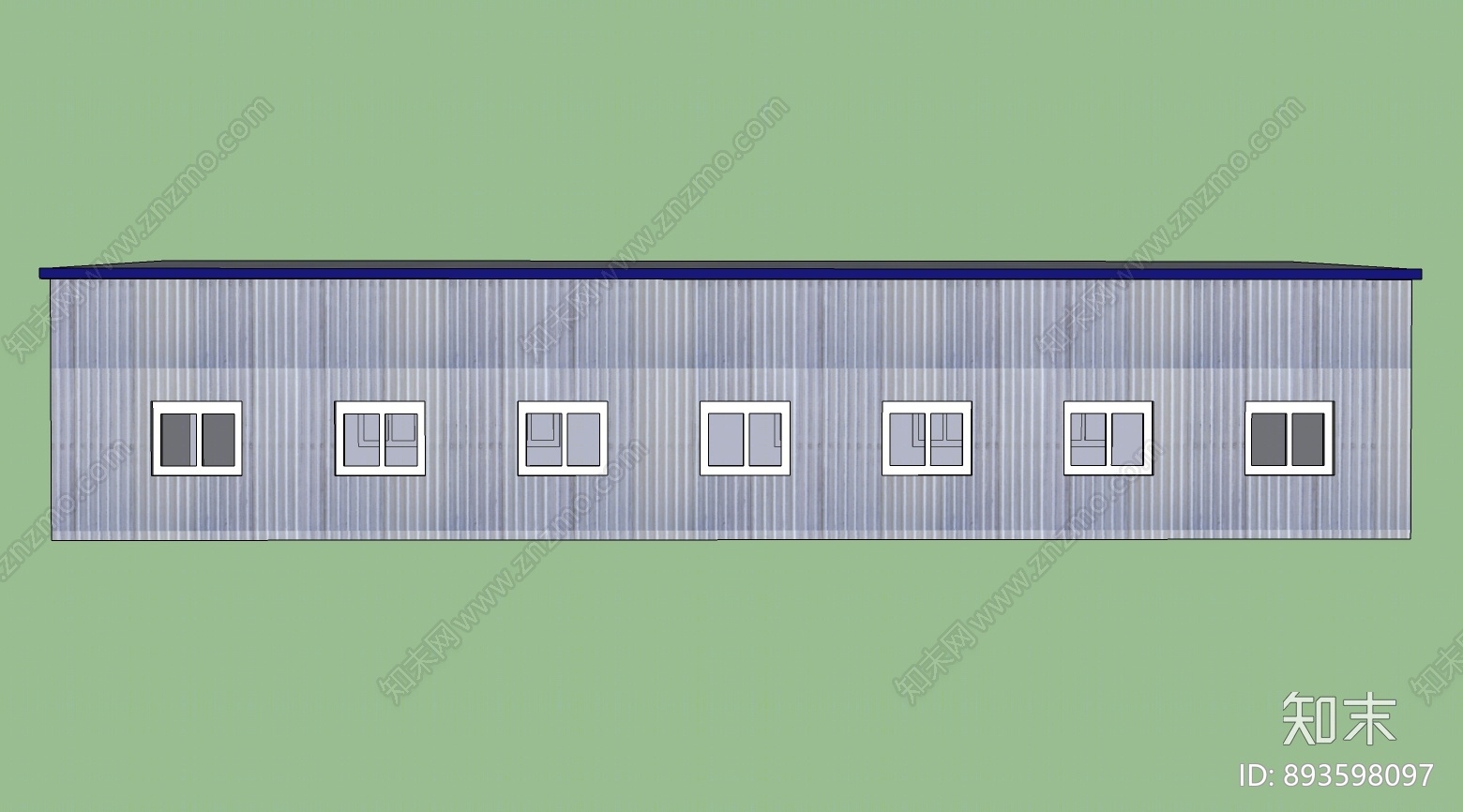 现代工业厂房SU模型下载【ID:893598097】